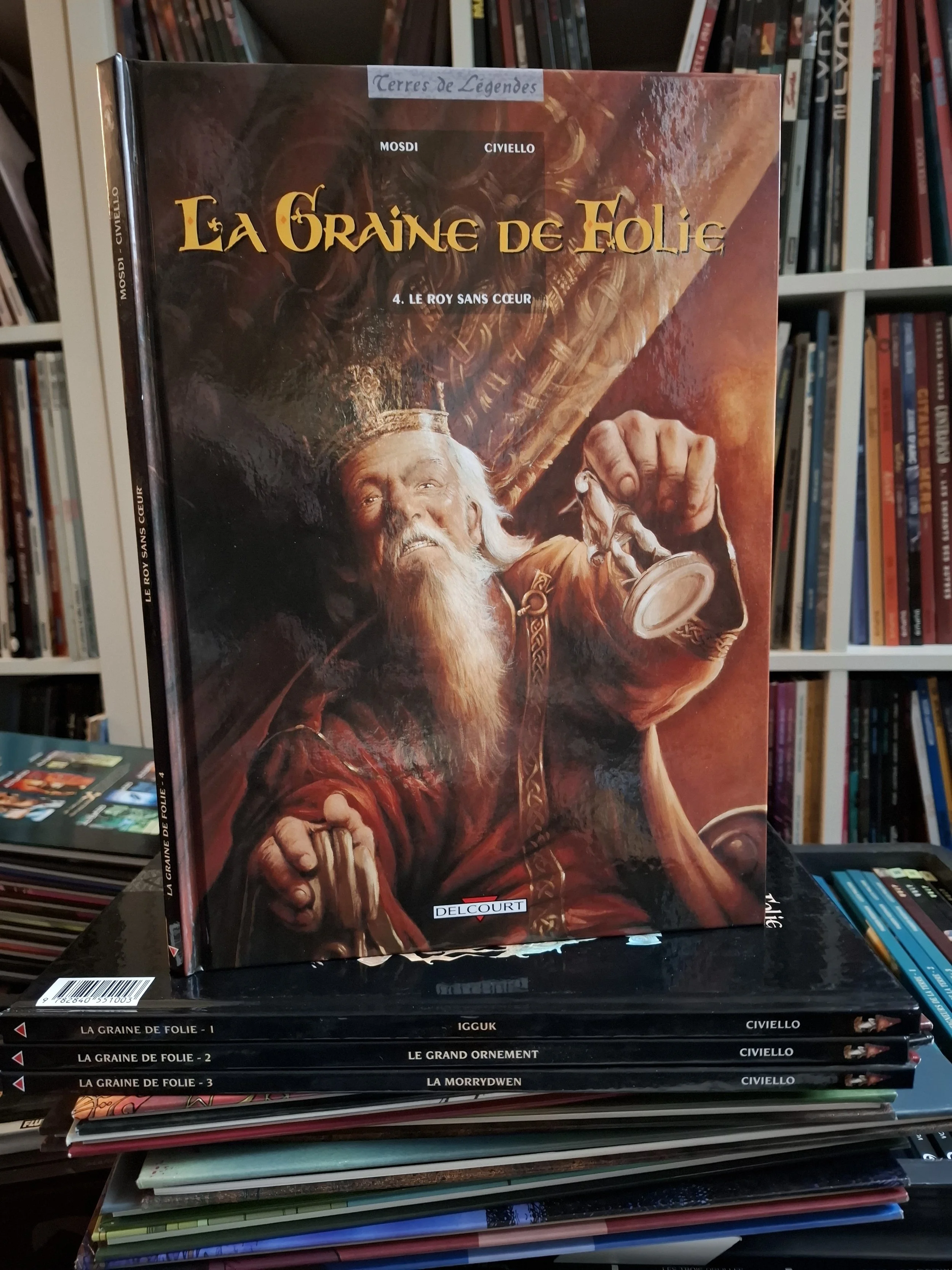 LA GRAINE DE FOLIE TOMES 1 à 4 SERIE COMPLETE + EX-LIBRIS EO