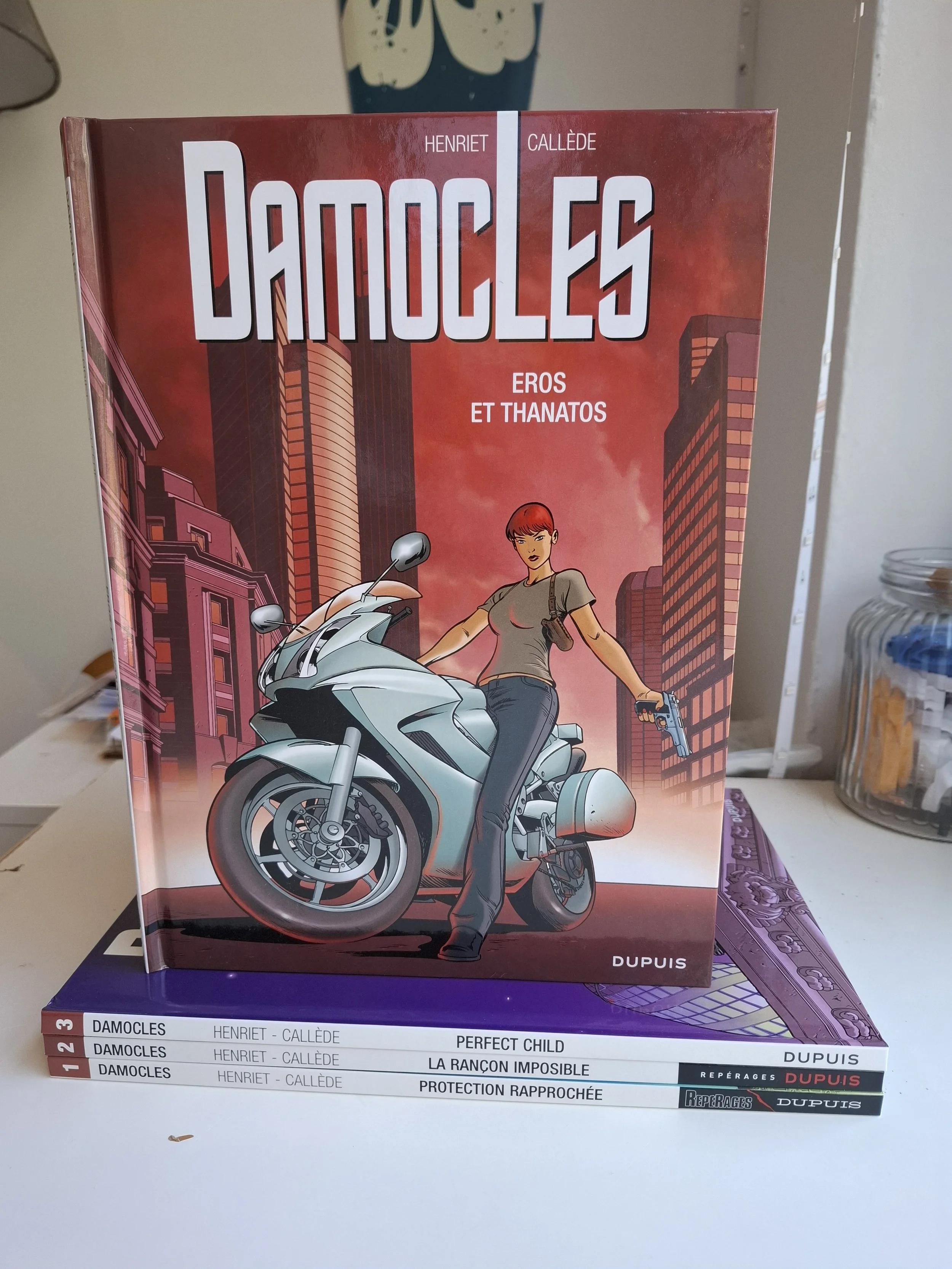 DAMOCLES TOMES 1 à 4 SERIE COMPLETE TOUS EO HENRIET