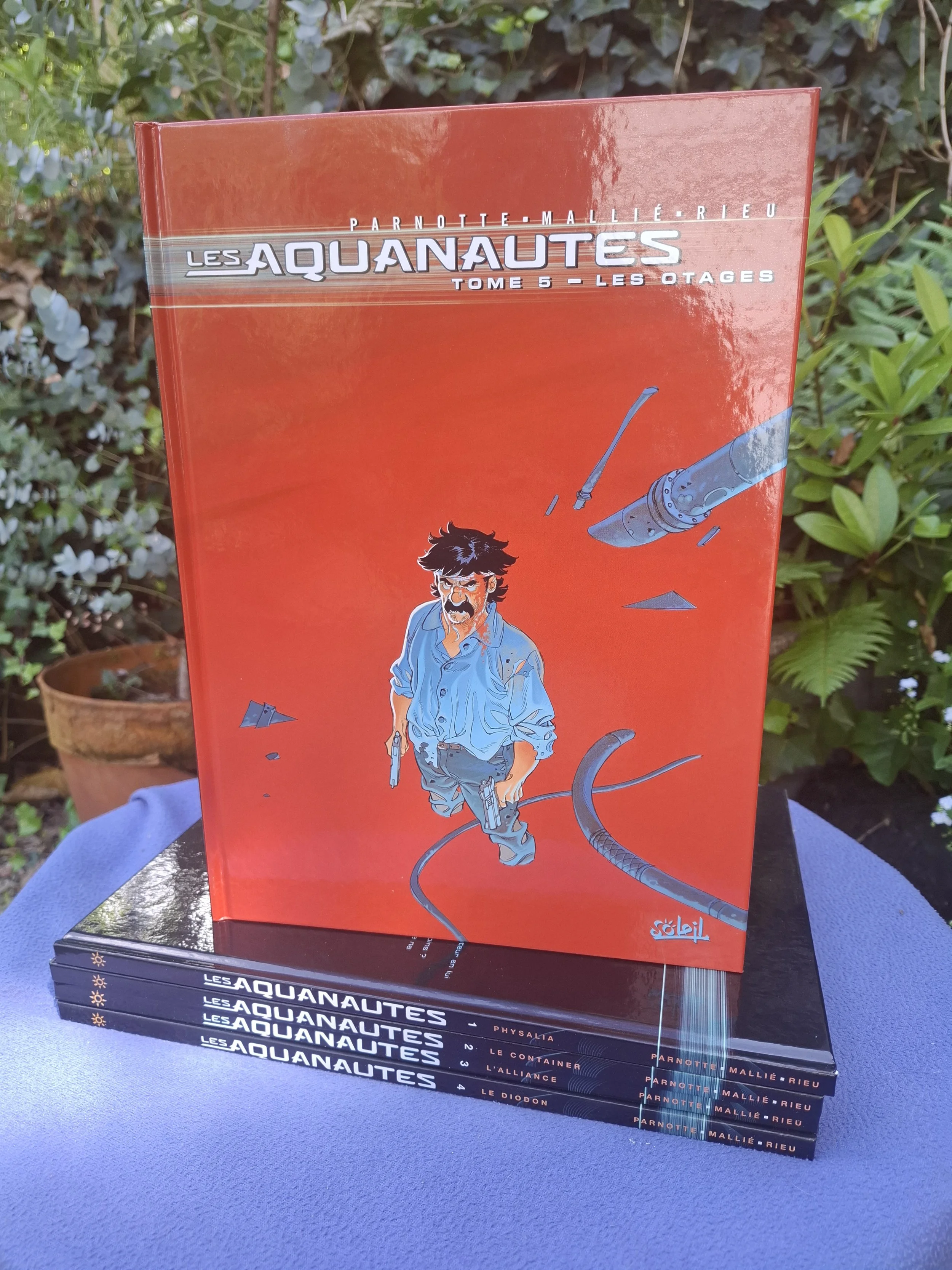 LES AQUANAUTES TOMES 1 à 5 SERIE COMPLETE EO/REED