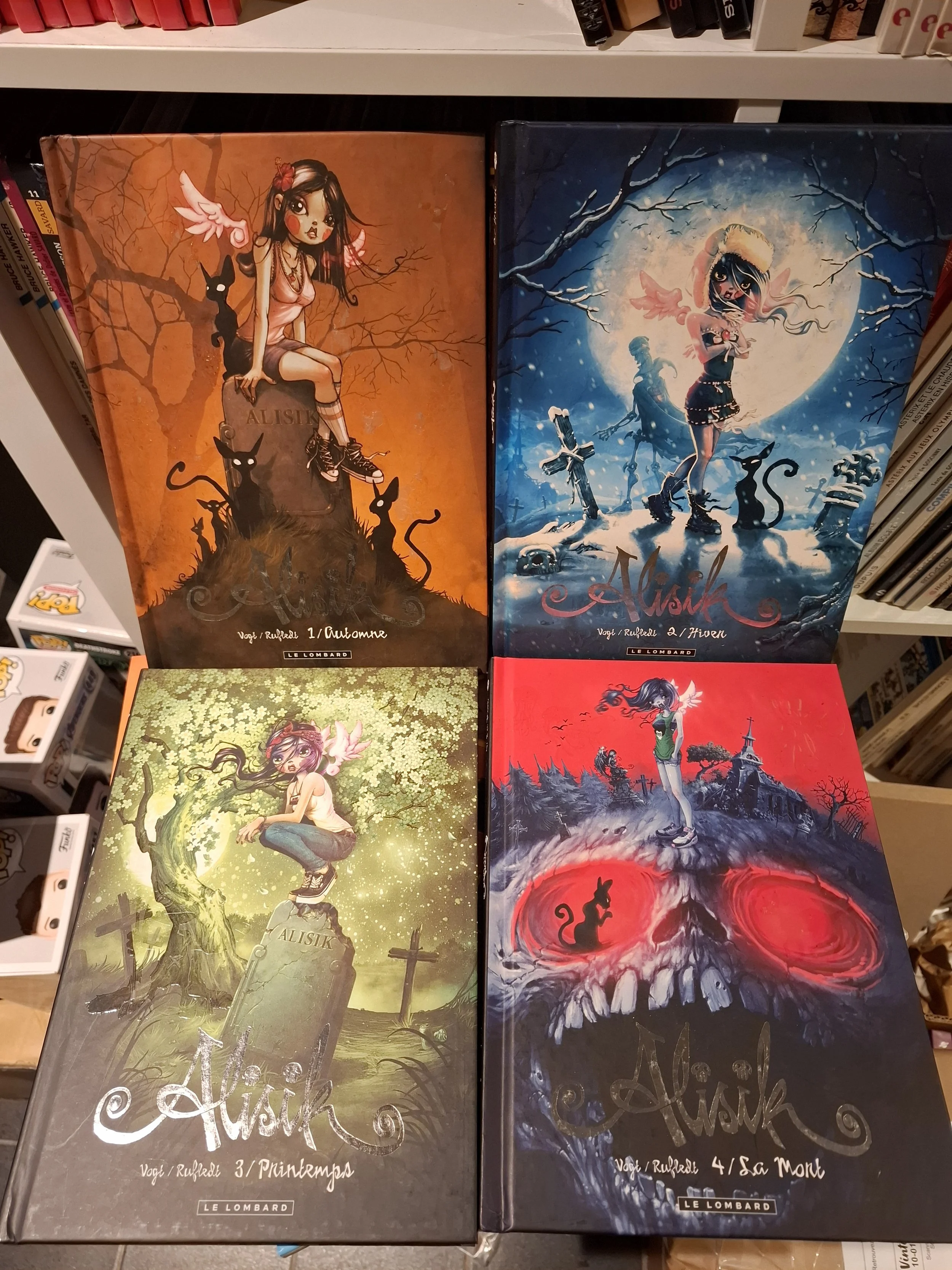 ALISIK TOMES 1 à 4 SERIE COMPLETE LOMBARD TOUS EO