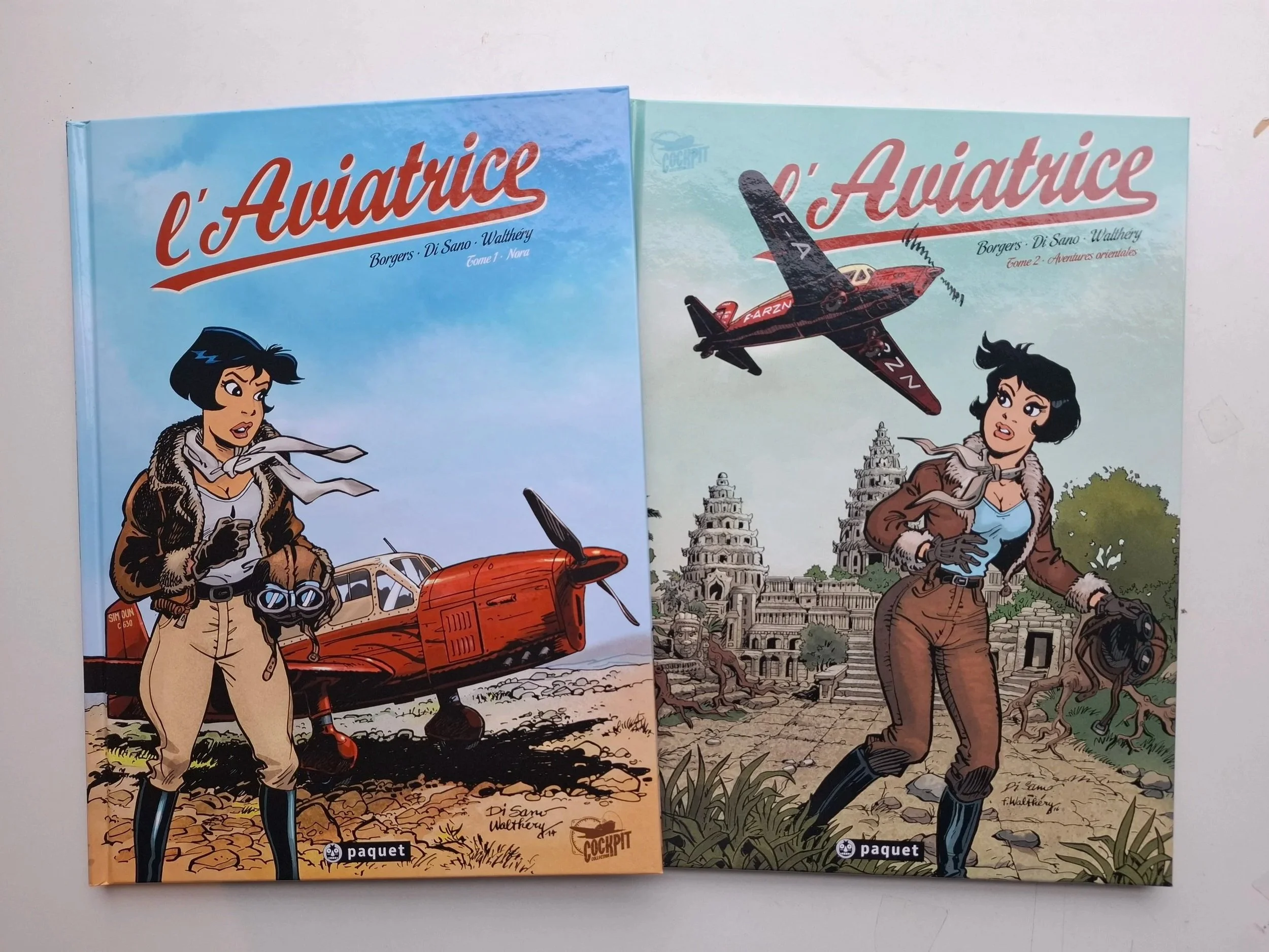 L'AVIATRICE TOMES 1 ET 2 SERIE COMPLETE DI SANO TOUS EO