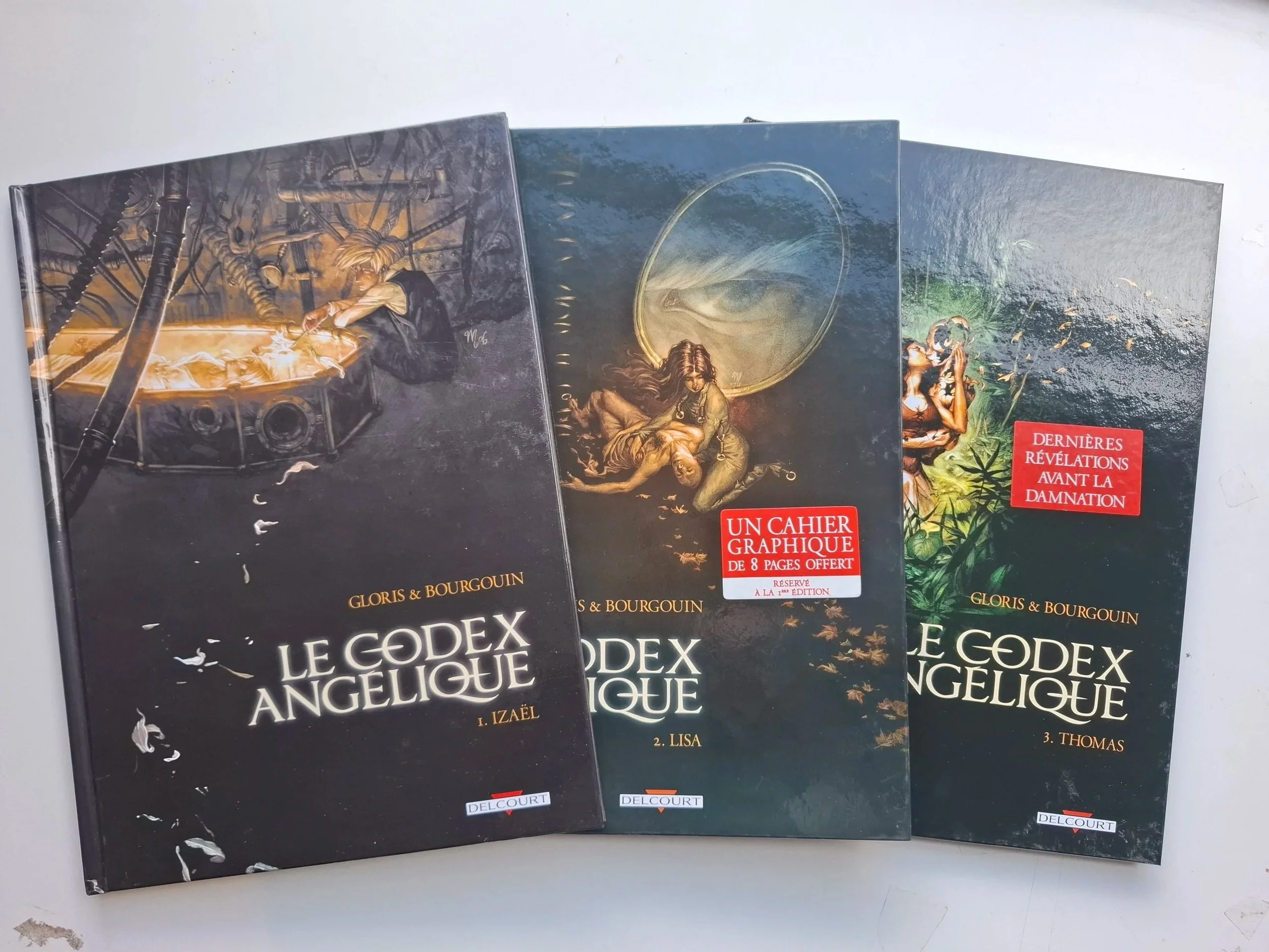 LE CODEX ANGELIQUE TOMES 1 à 3 SERIE COMPLETE eo
