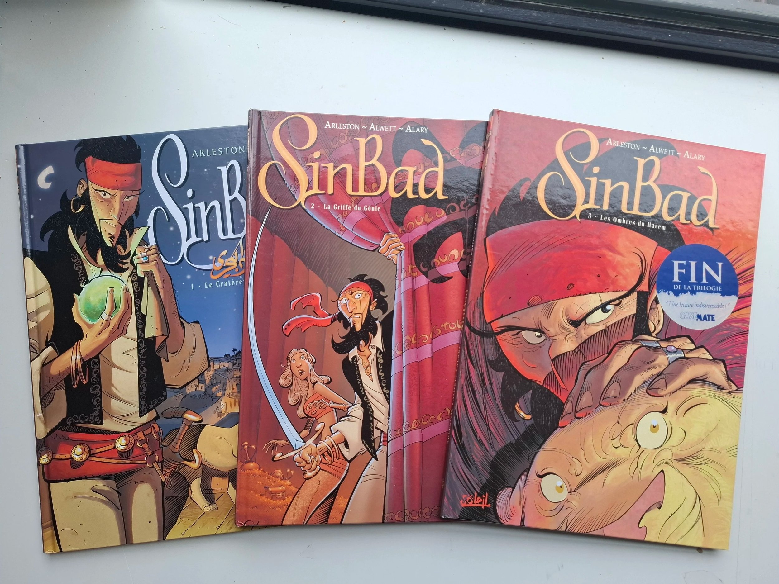 SINBAD TOMES 1 à 3 ALARY SERIE COMPLETE TOUS EO