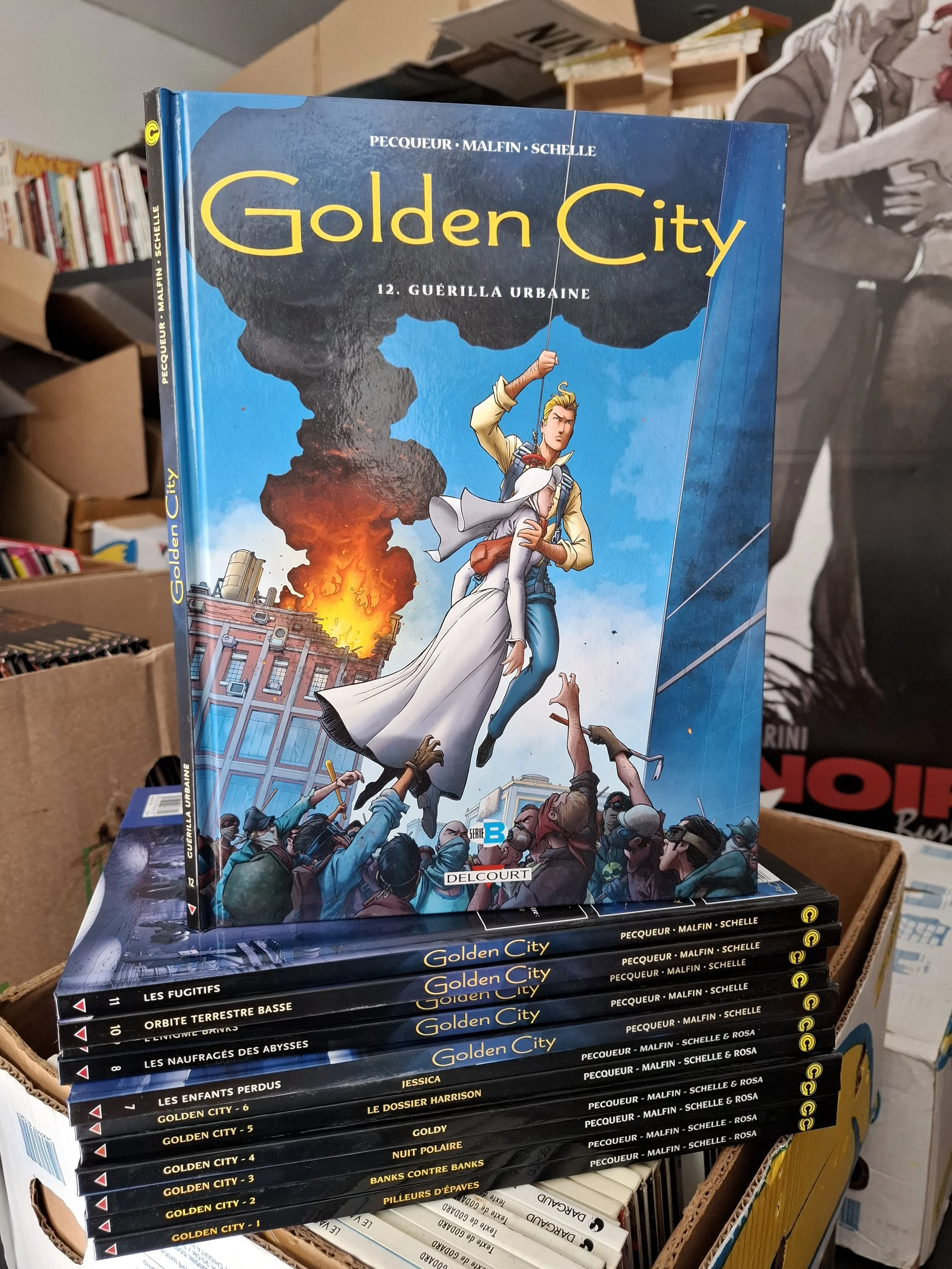 GOLDEN CITY MALFIN TOMES 1 à 12 DELCOURT EO!
