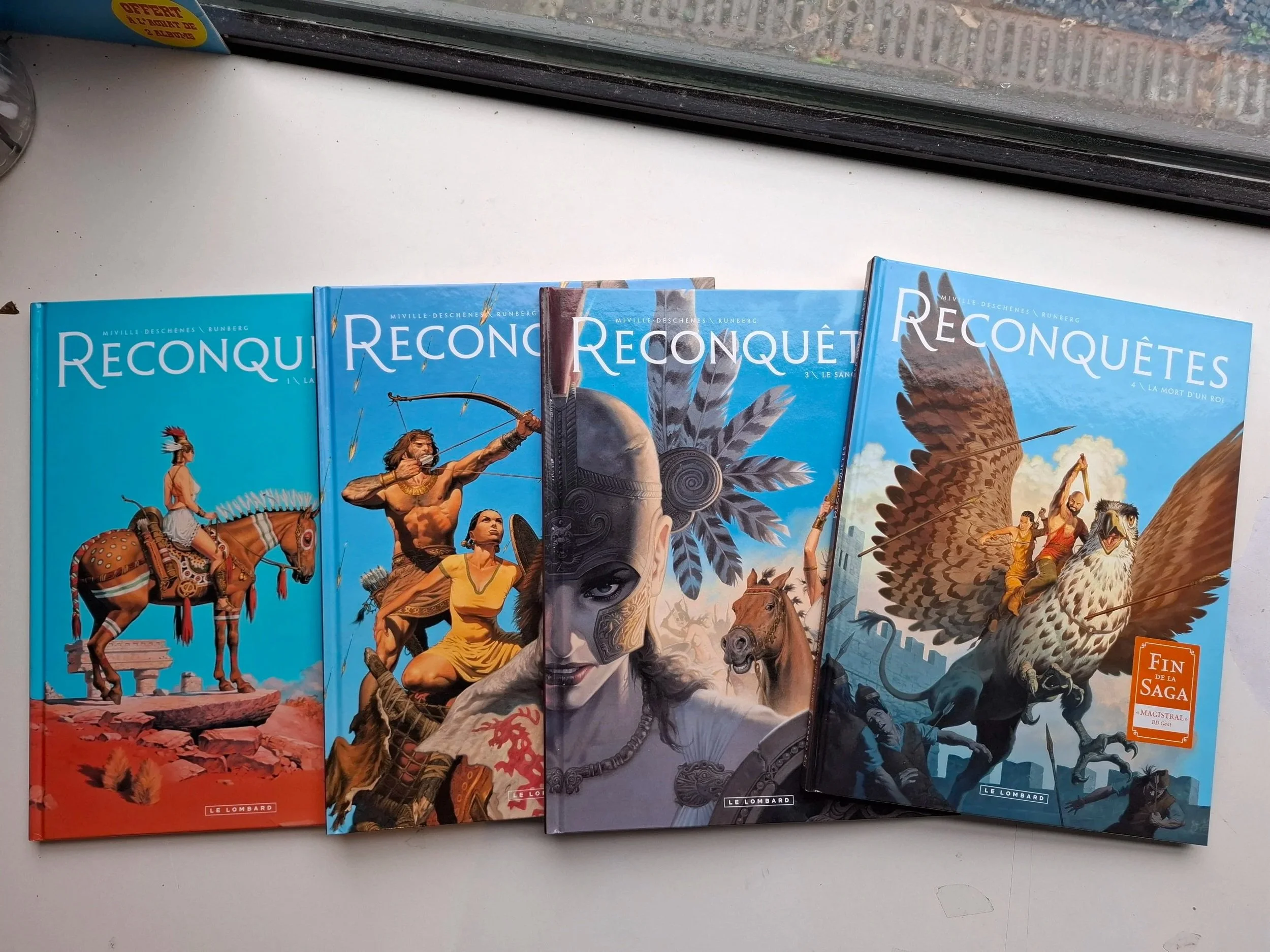 RECONQUETES TOMES 1 à 4 SERIE COMPLETE TOUS EO