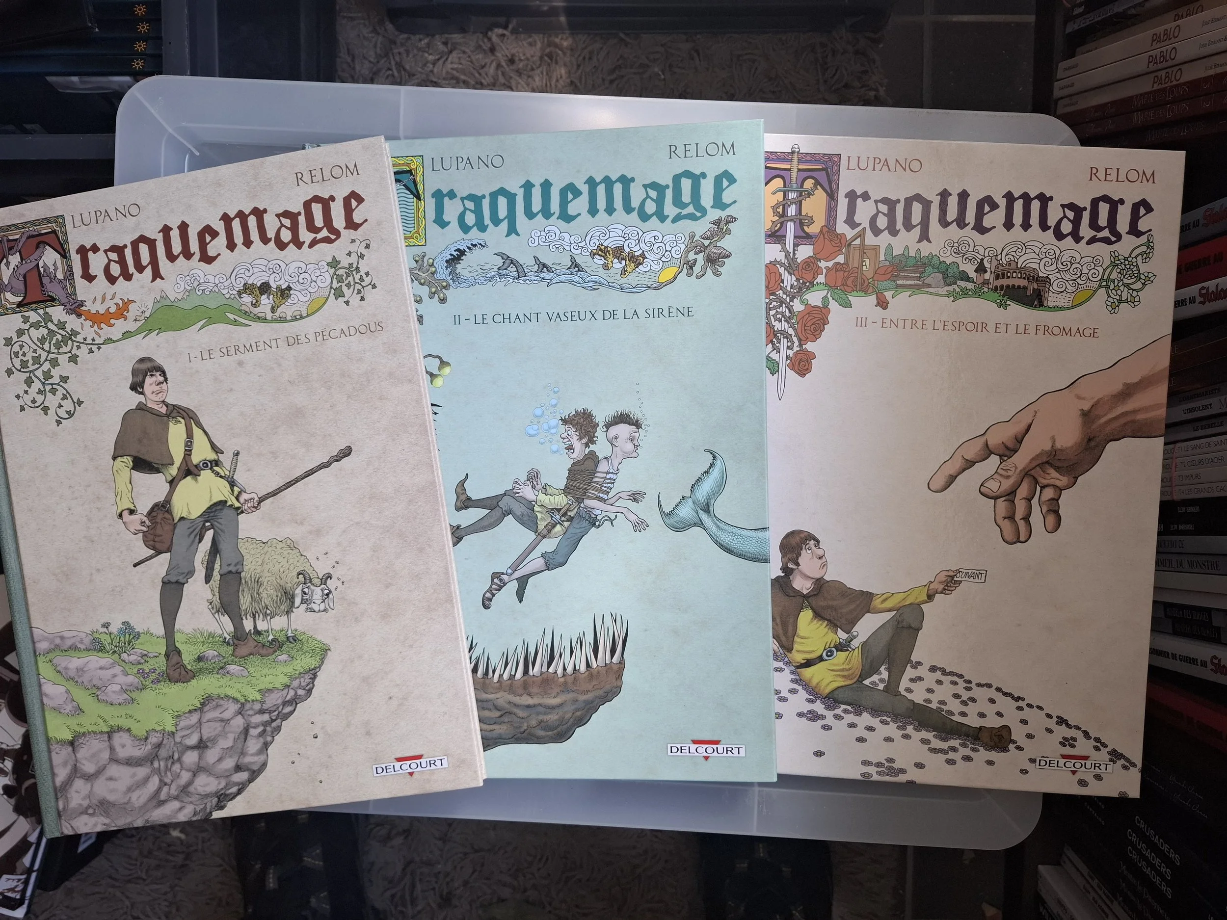 TRAQUEMAGE TOMES 1 à 3 SERIE COMPLETE EO/REED