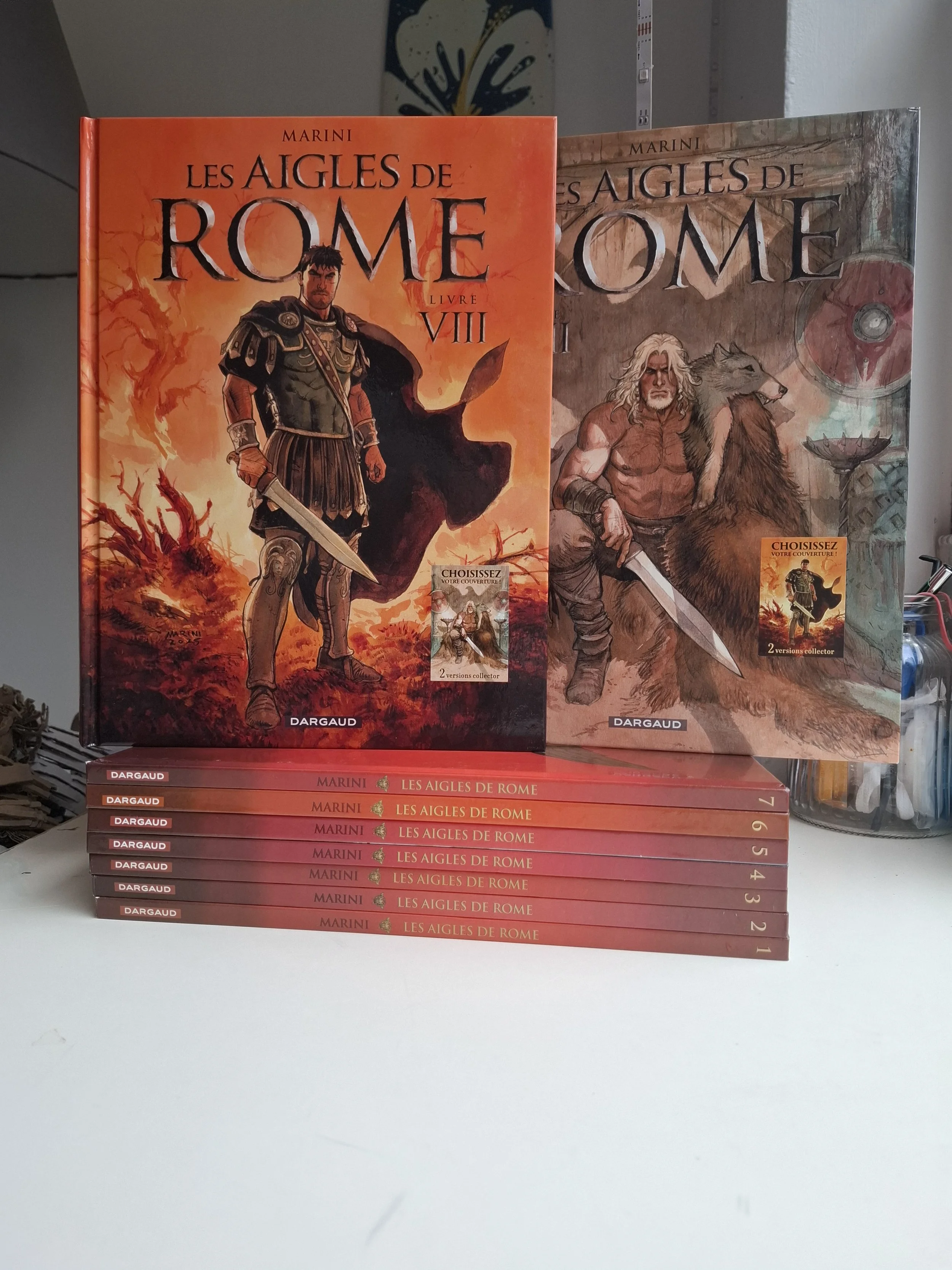 LES AIGLES DE ROME MARINI ENSEMBLE DE 9 TOMES EO/REED