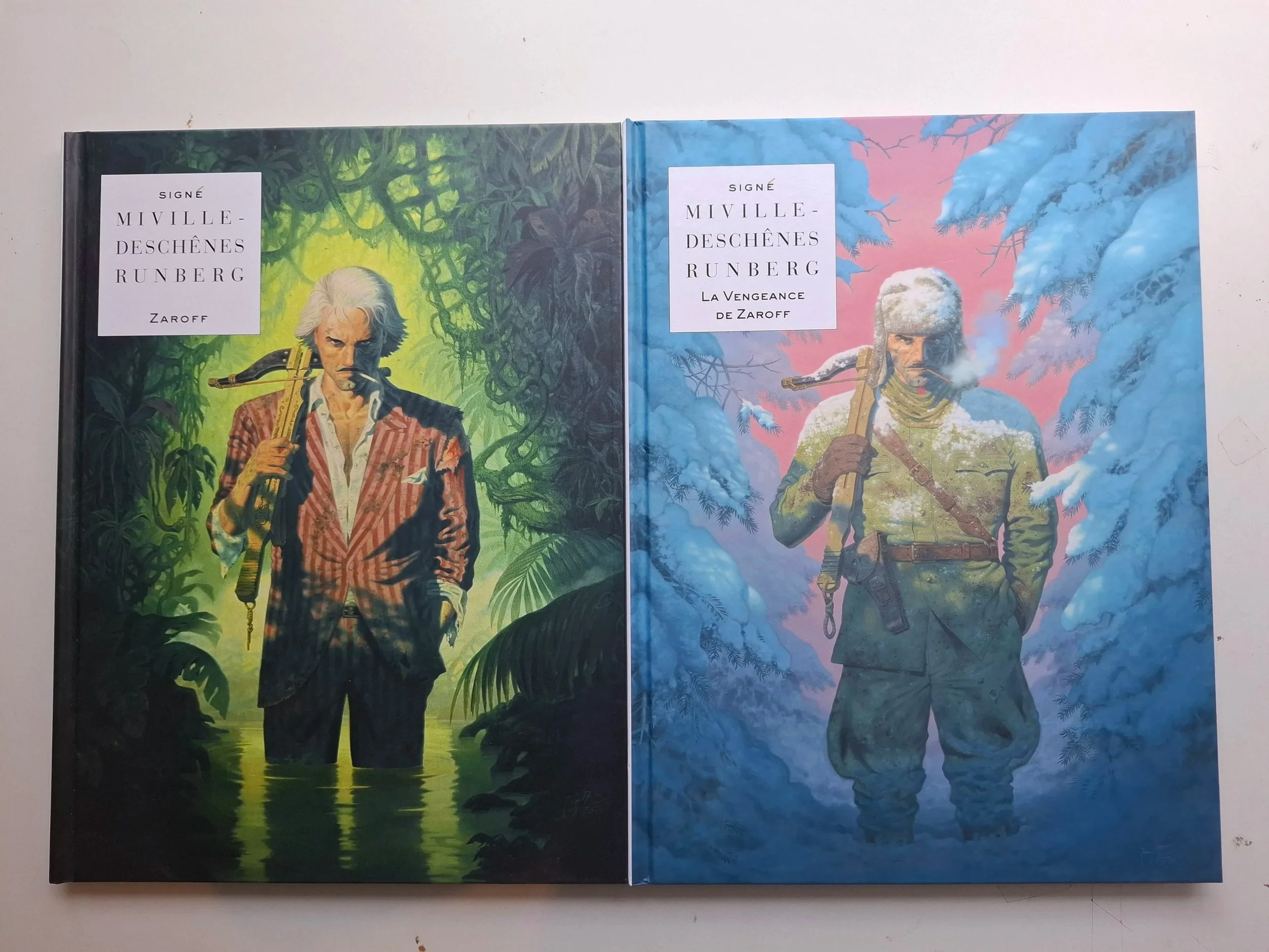 COLLECTION SIGNé ZAROFF TOMES 1 ET 2 SERIE COMPLETE TOUS EO