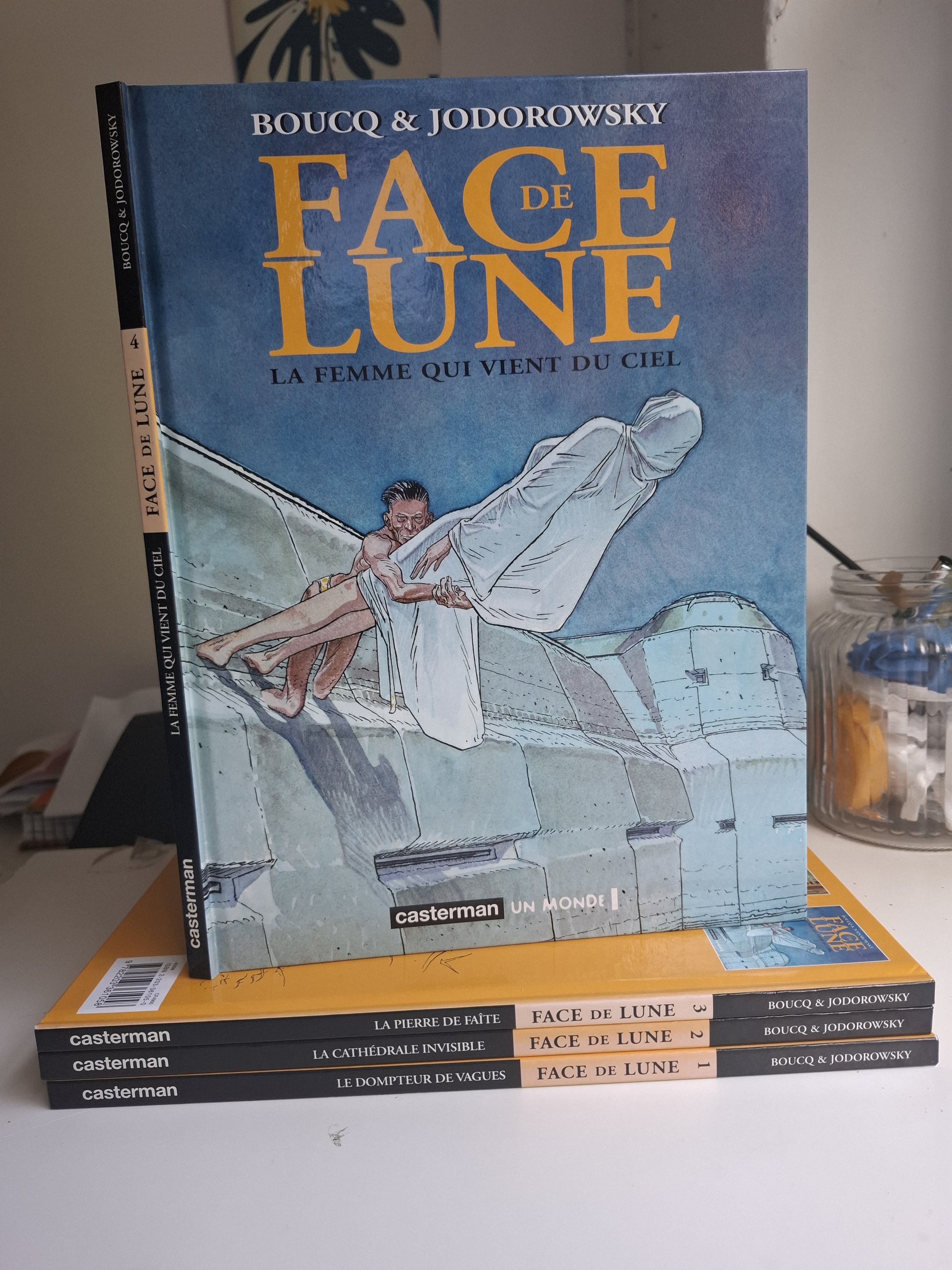 FACE DE LUNE BOUCQ TOMES 1 à 4 TBE CASTERMAN