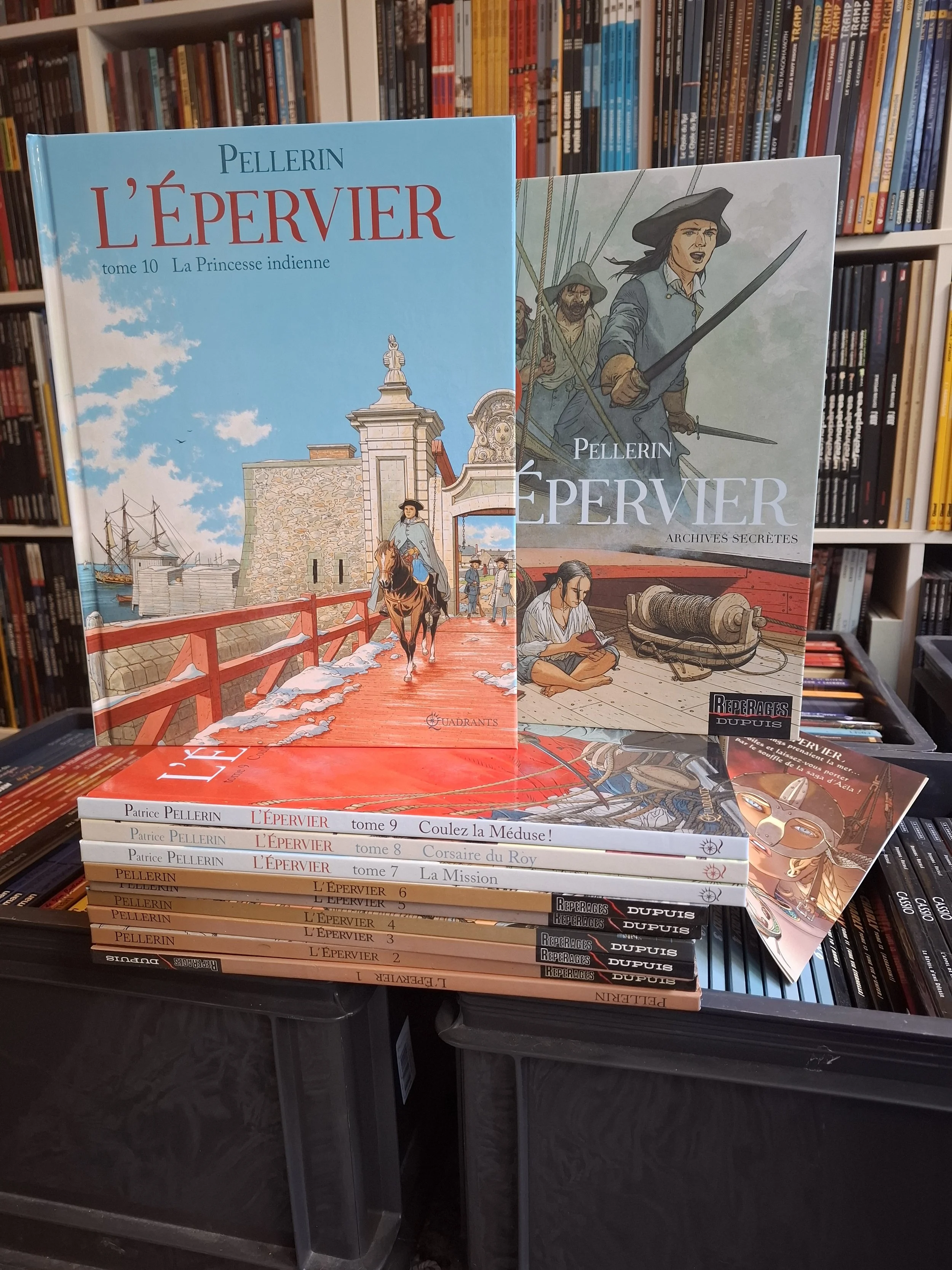 L'EPERVIER PELLERIN ENSEMBLE DE 11 TOMES EO/REED