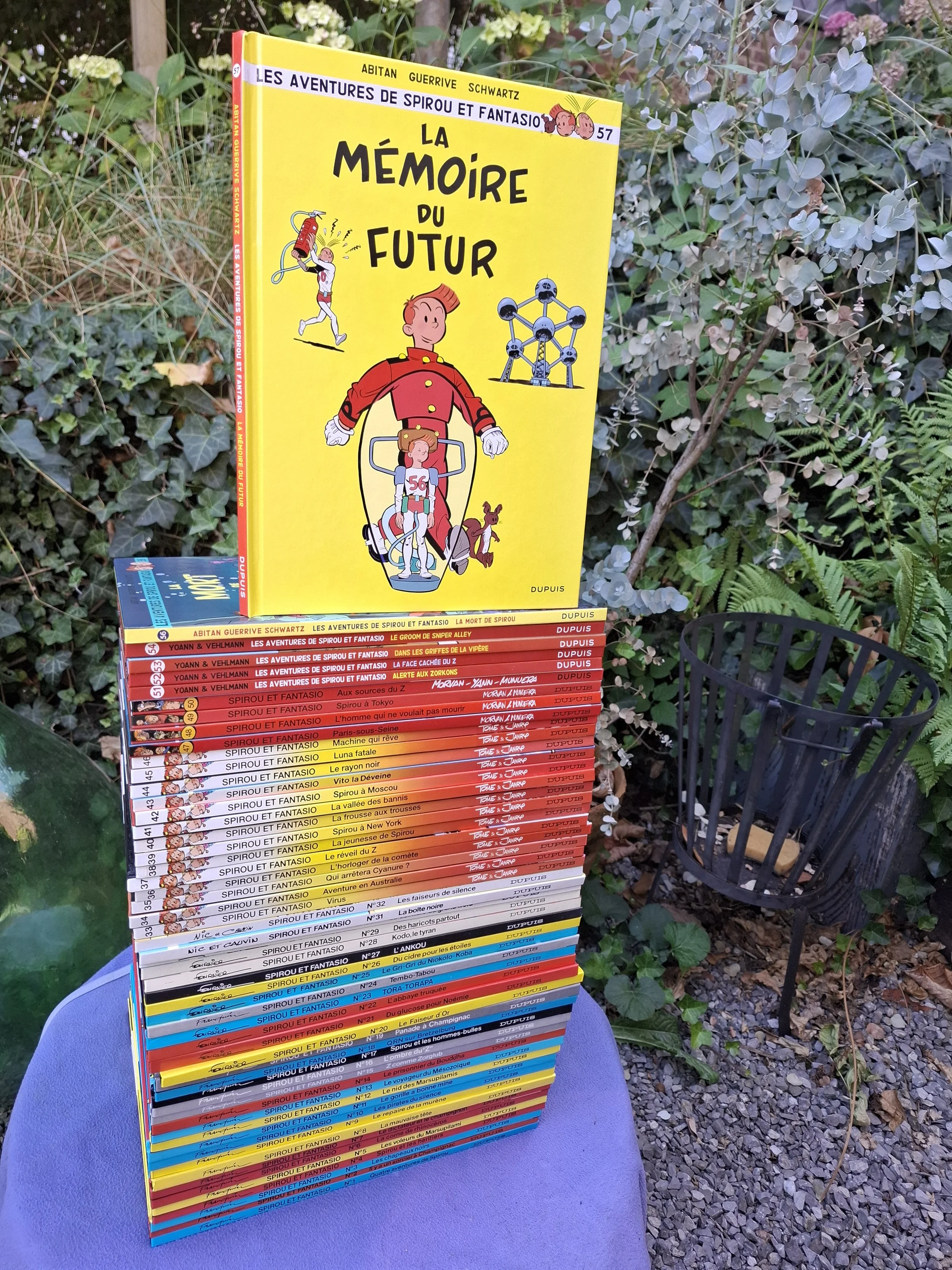 COLLECTION SPIROU ET FANTASIO ENSEMBLE DE 56 TOMES DUPUIS TTBE