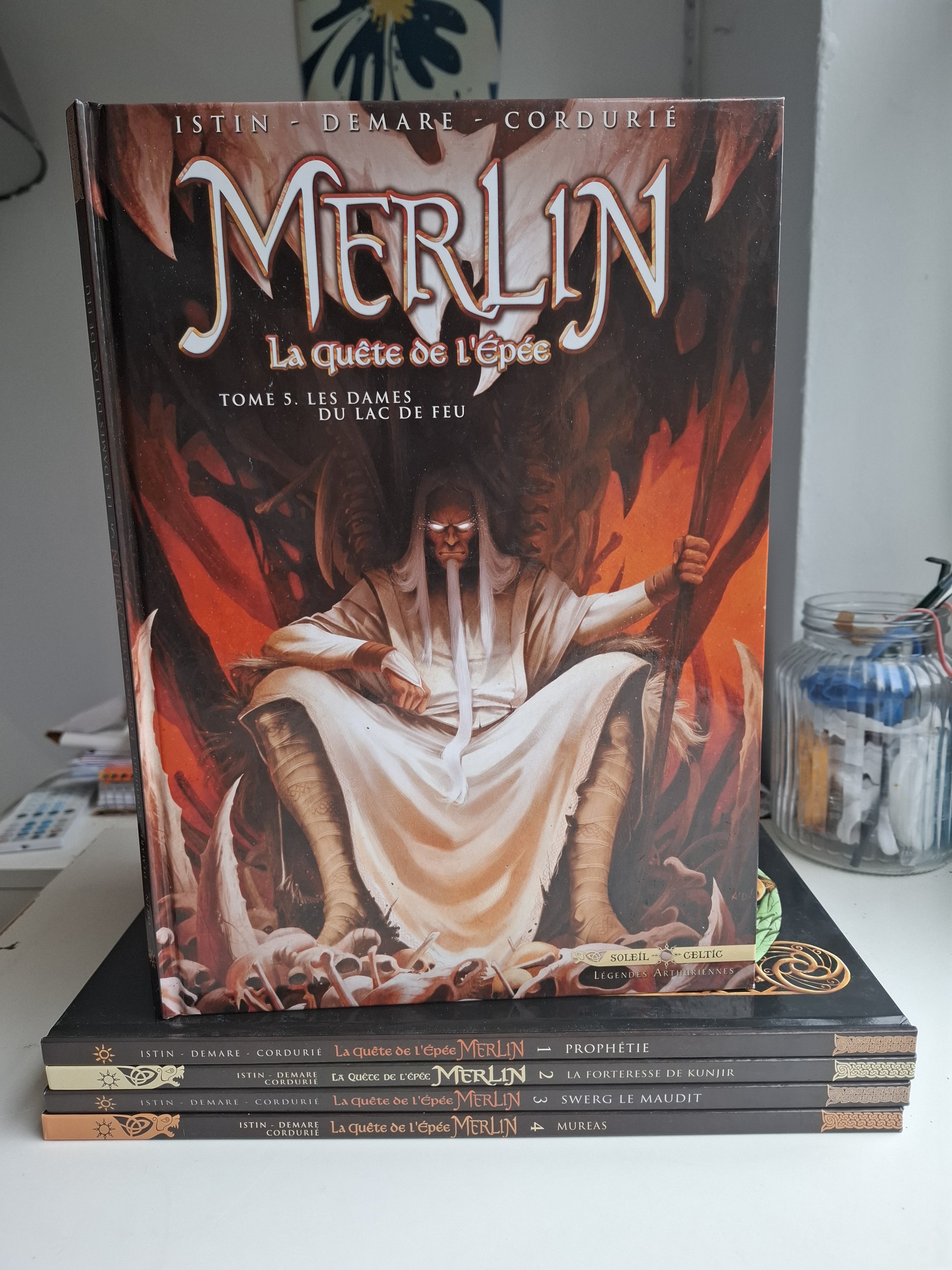 MERLIN LA QUETE DE L'EPEE TOMES 1 à 5 SERIE COMPLETE