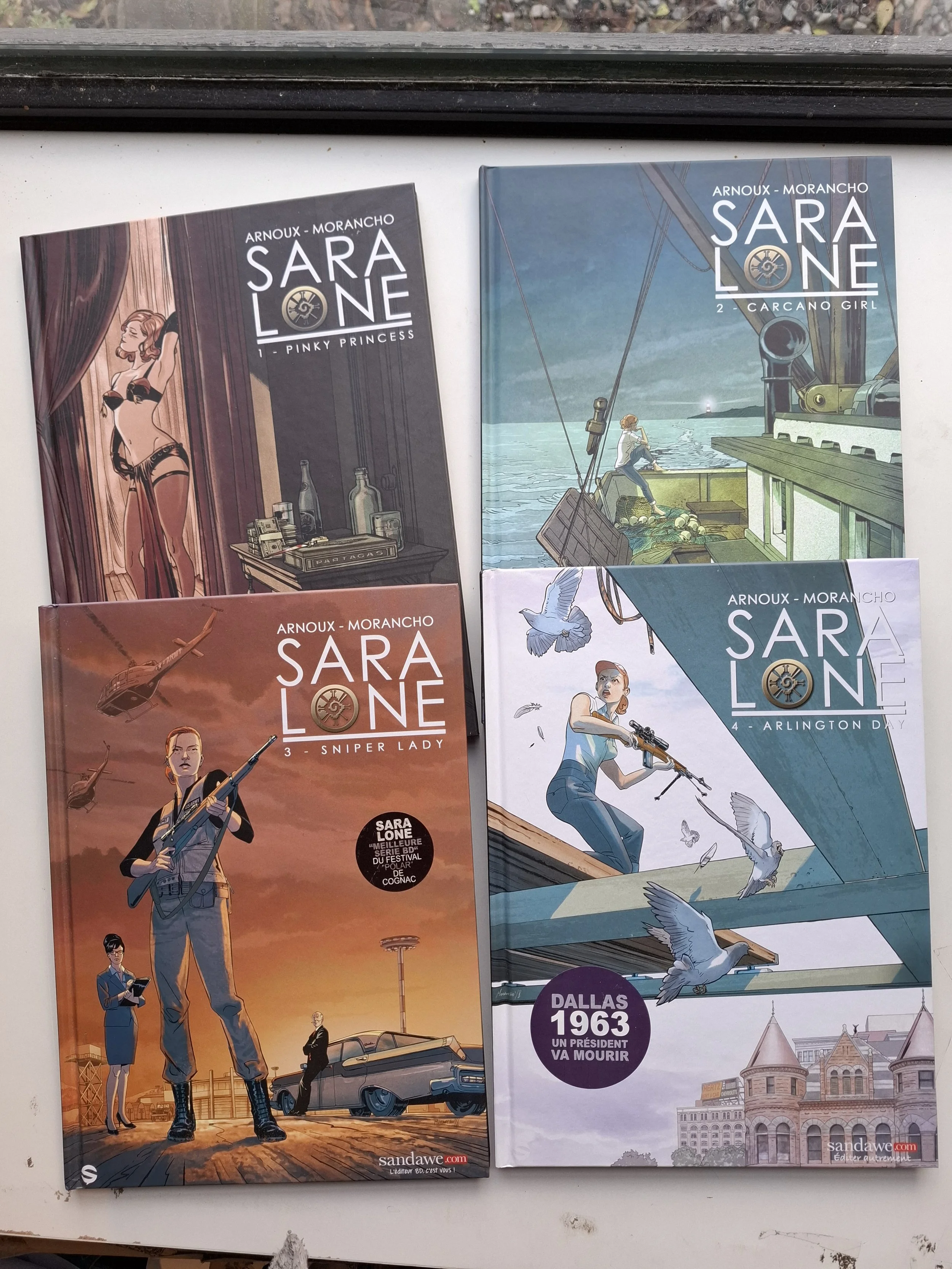 SARA LONE TOMES 1 à 4 SERIE COMPLETE TOUS EO