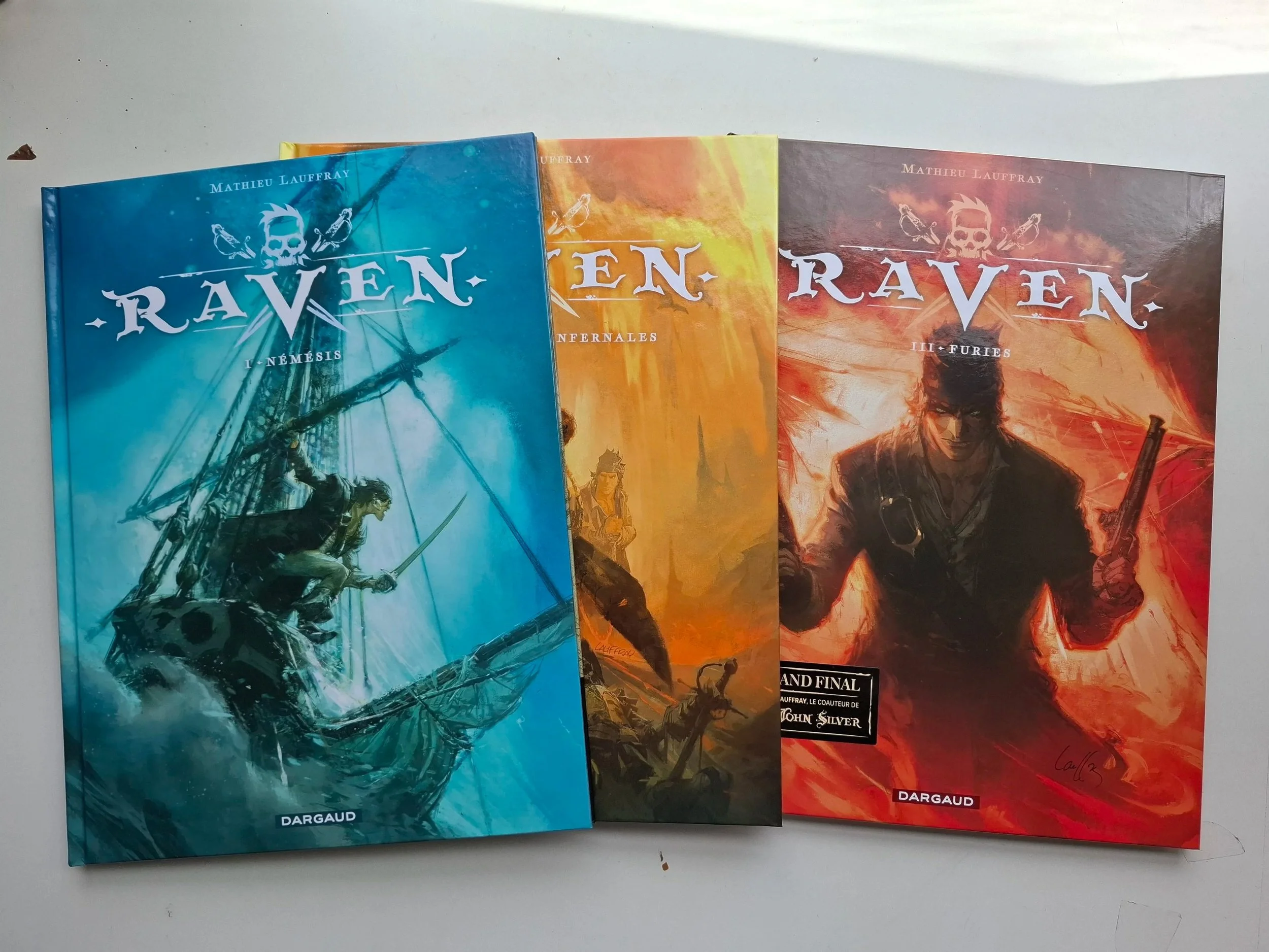 RAVEN TOMES 1 à 3 SERIE COMPLETE TOUS EO LAUFFRAY