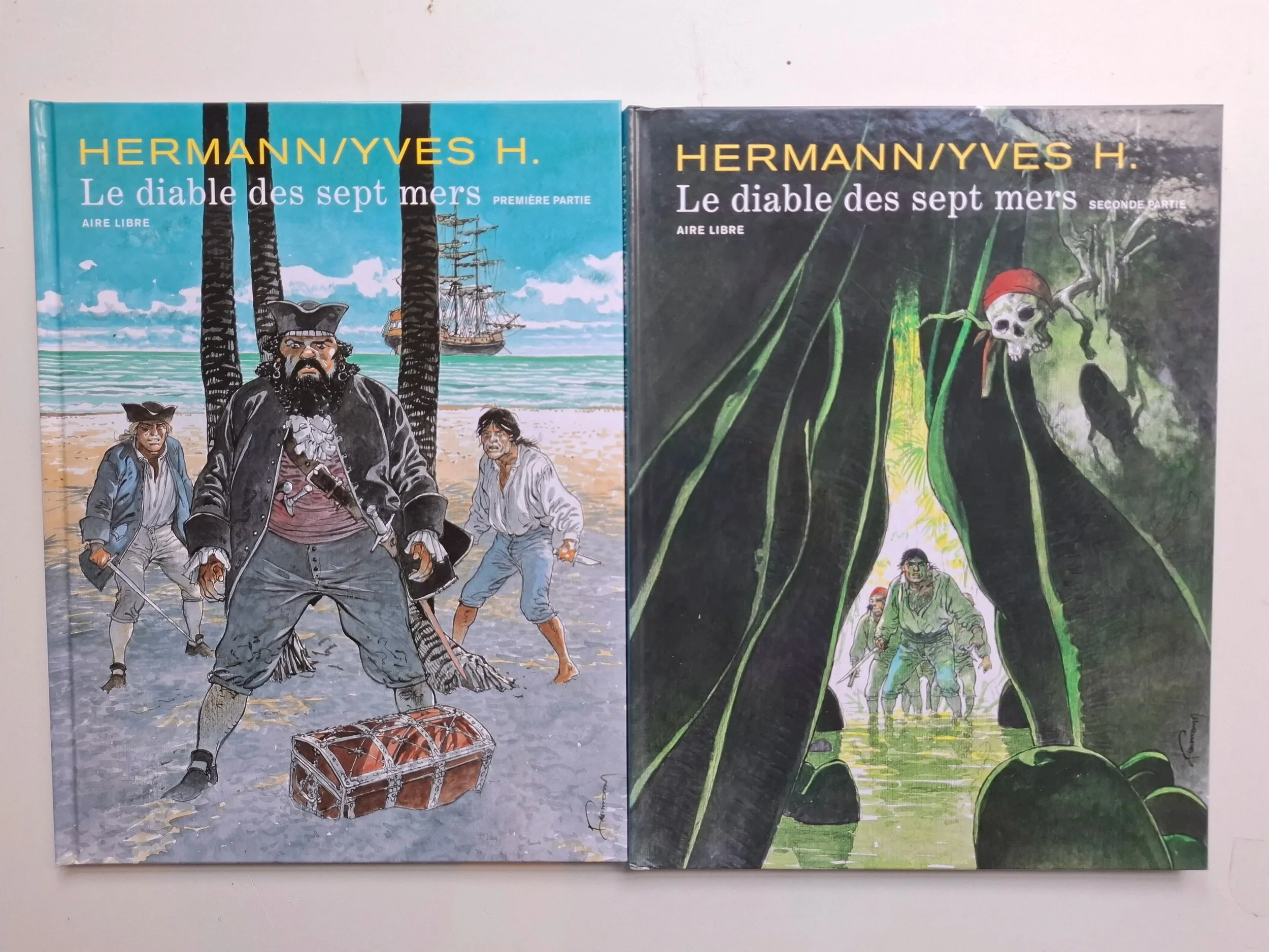 LE DIABLE DES SEPT MERS HERMANN TOMES 1 ET 2 SEREI COMPLETE EO