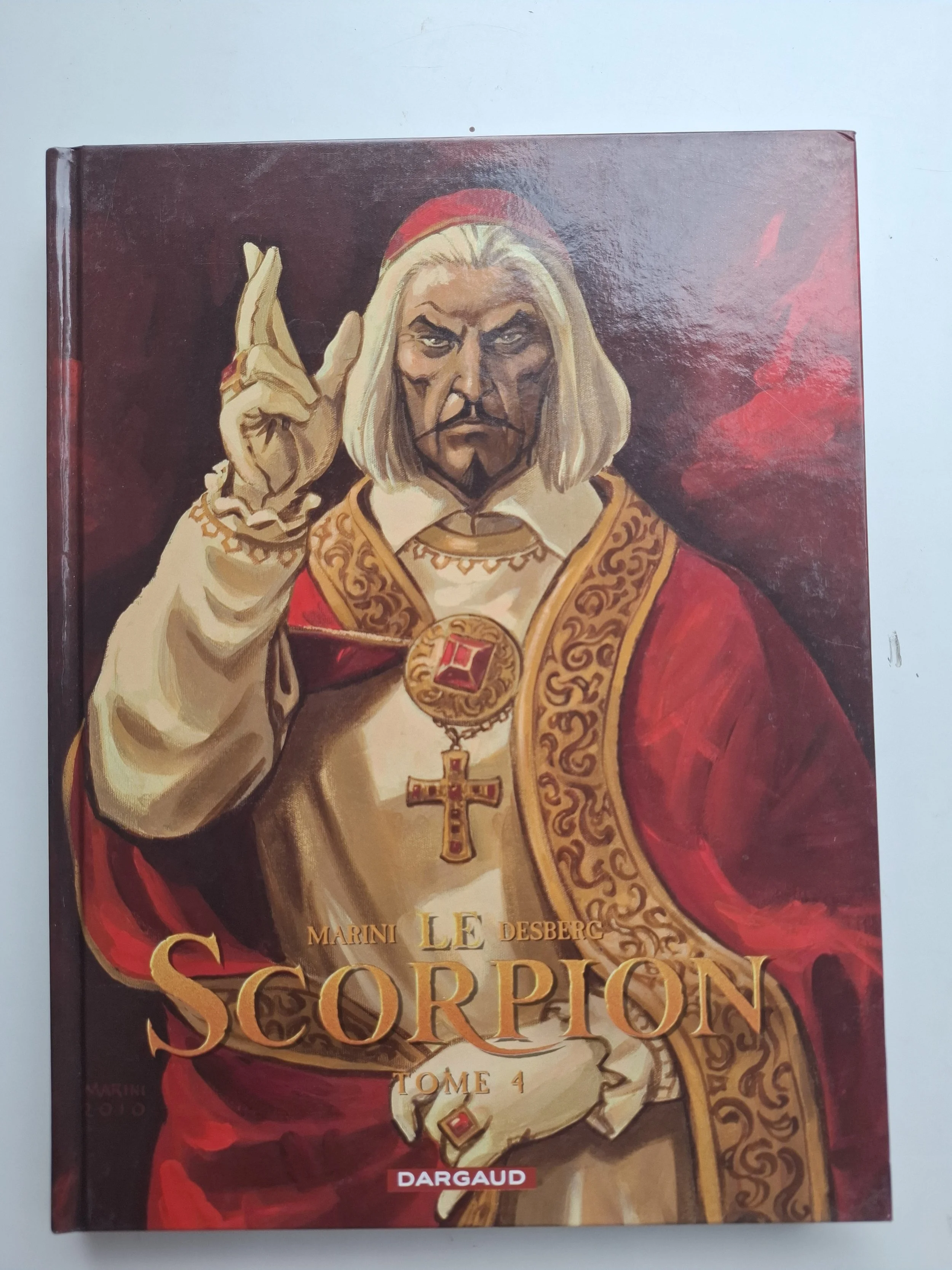 TL ANNIVERSAIRE LE SCORPION TOME 4 "LE DEMON DU VATICAN" TIRAGE UNIQUE