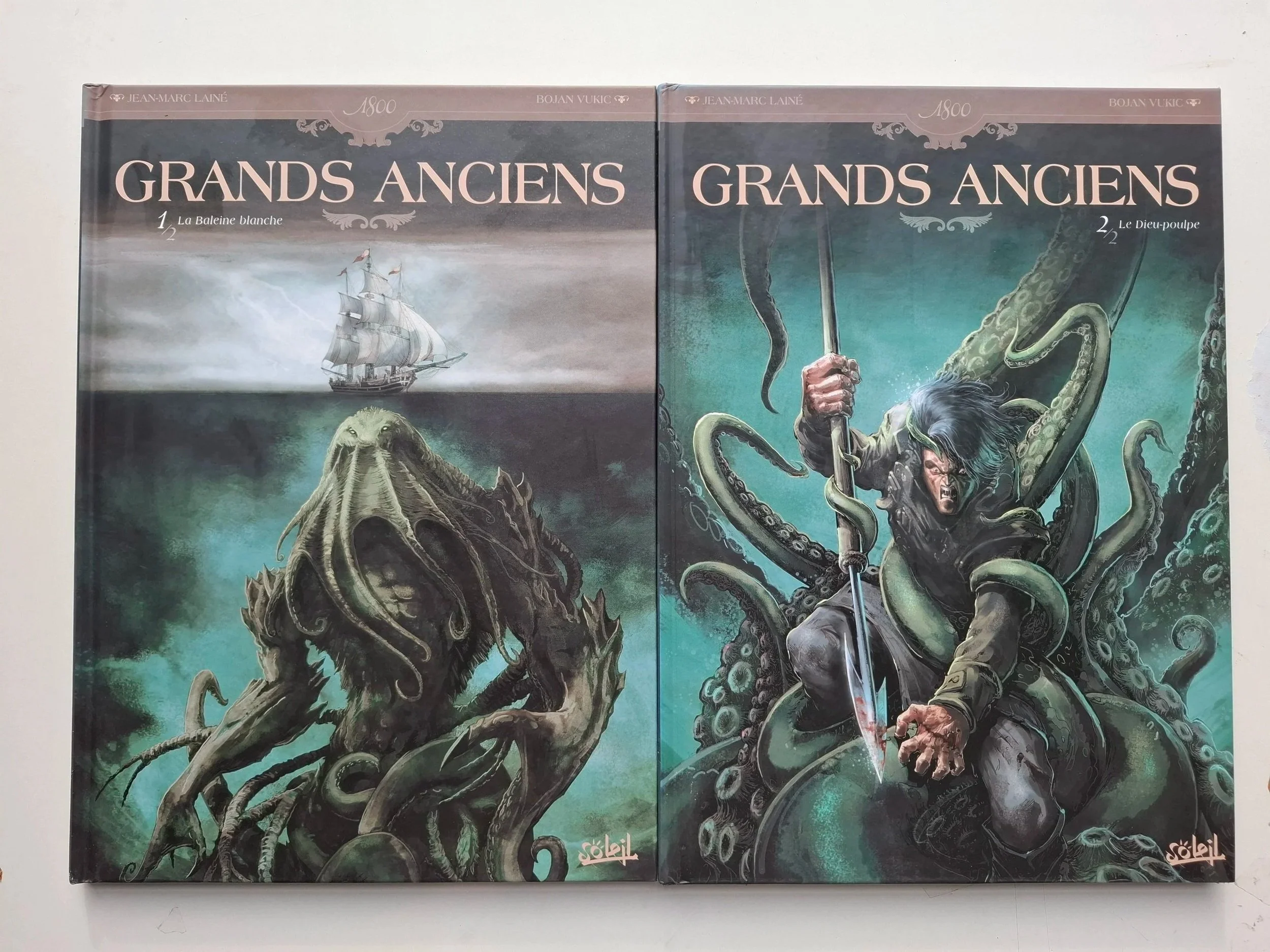 COLLECTION 1800 GRANDS ANCIENS TOMES 1 ET 2 SERIE COMPLETE