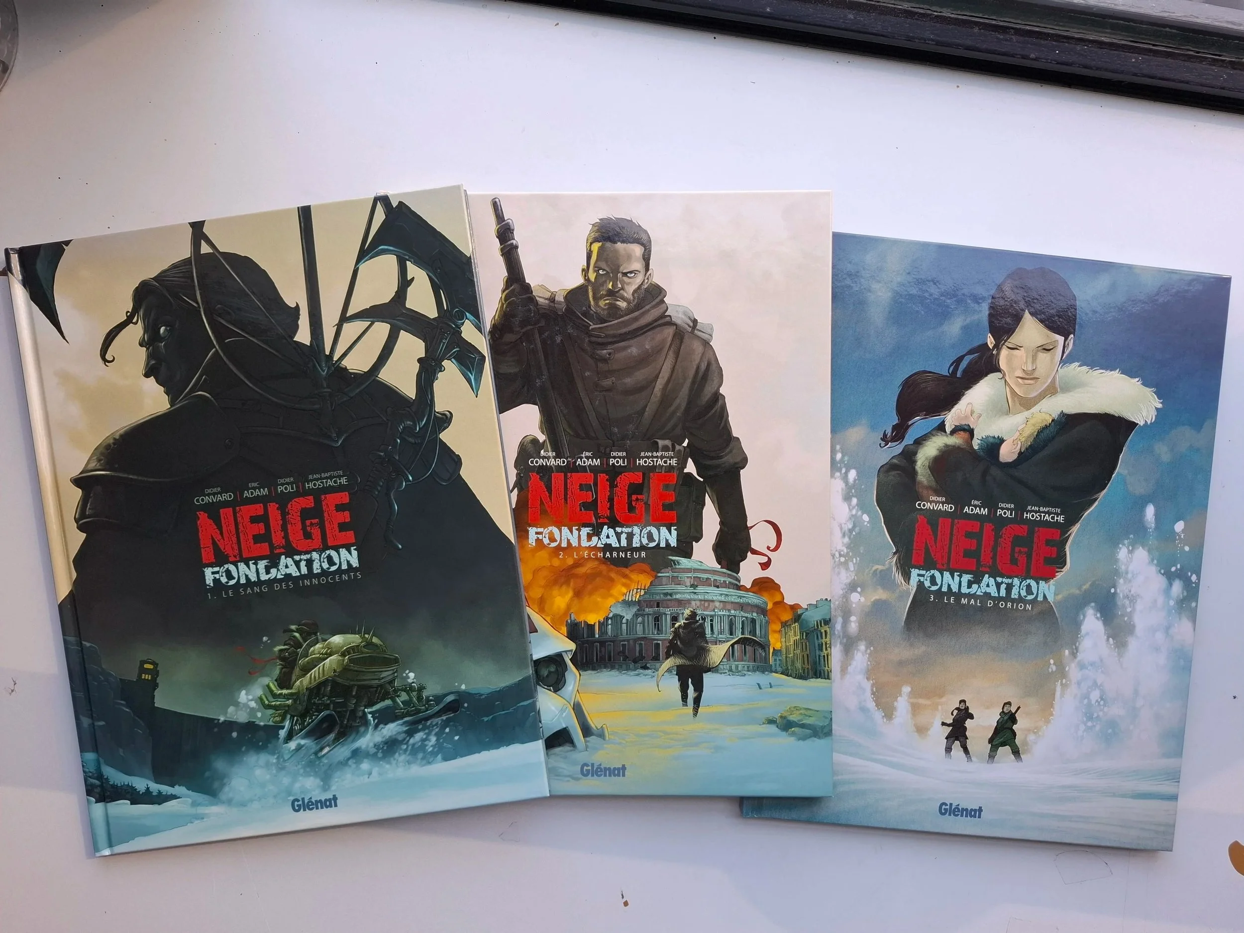 NEIGE FONDATION TOMES 1 à 3 SERIE COMPLETE EO