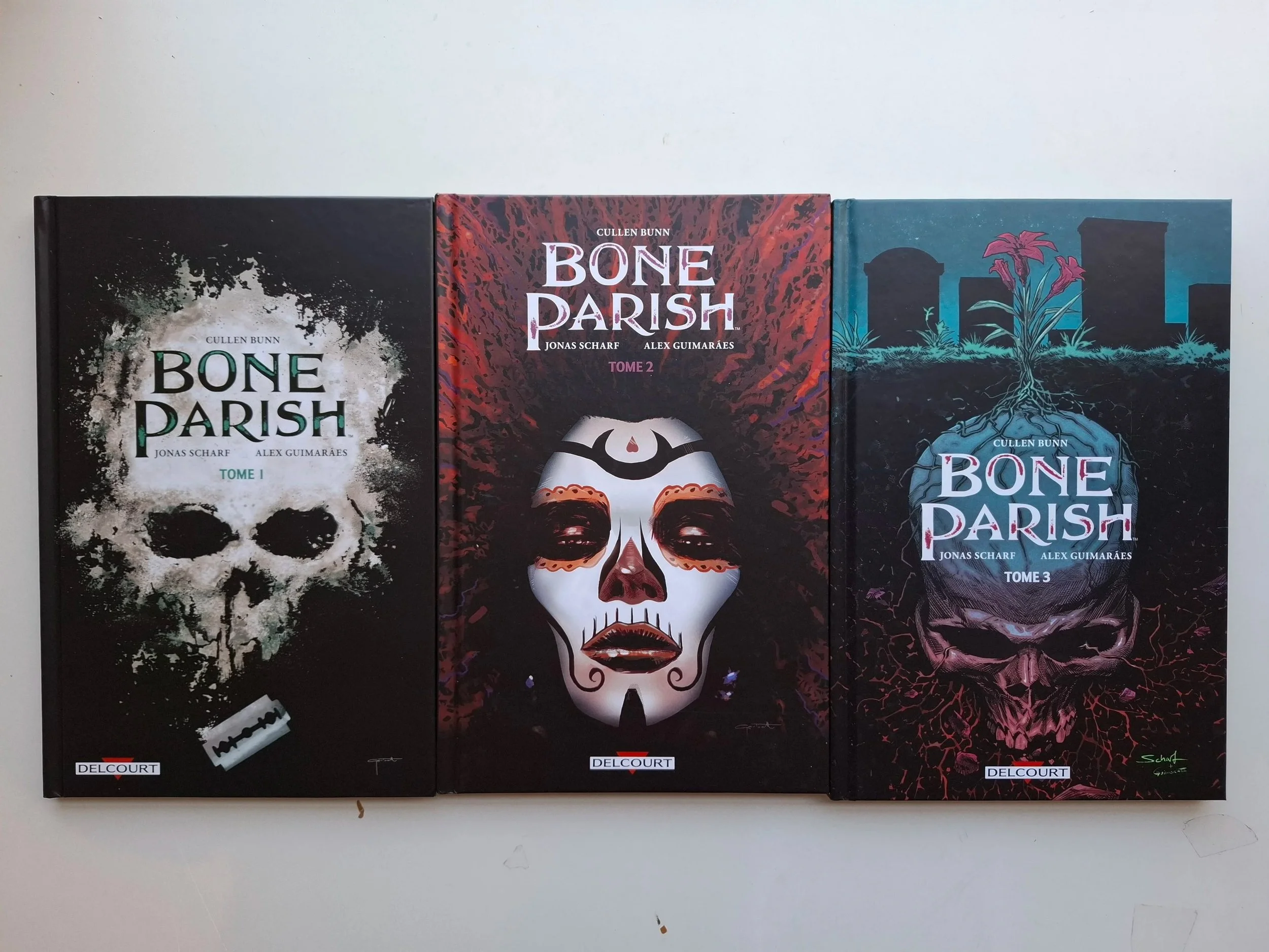 BONE PARISH VOLUMES 1 à 3 SERIE COMPLETE DELCOURT EO