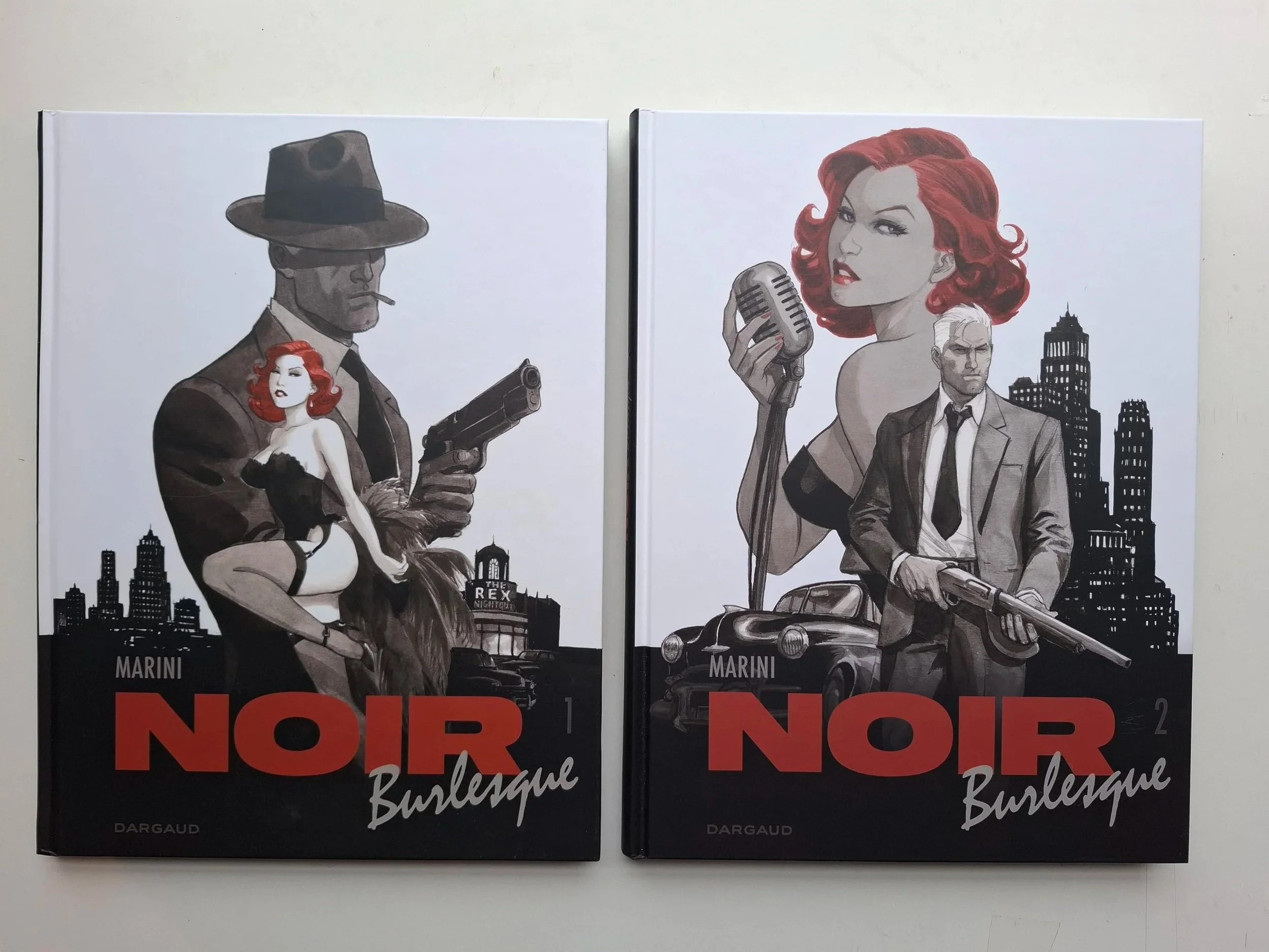 NOIR BURLESQUE MARINI TOMES 1 ET 2 SERIE COMPLETE TOUS EO