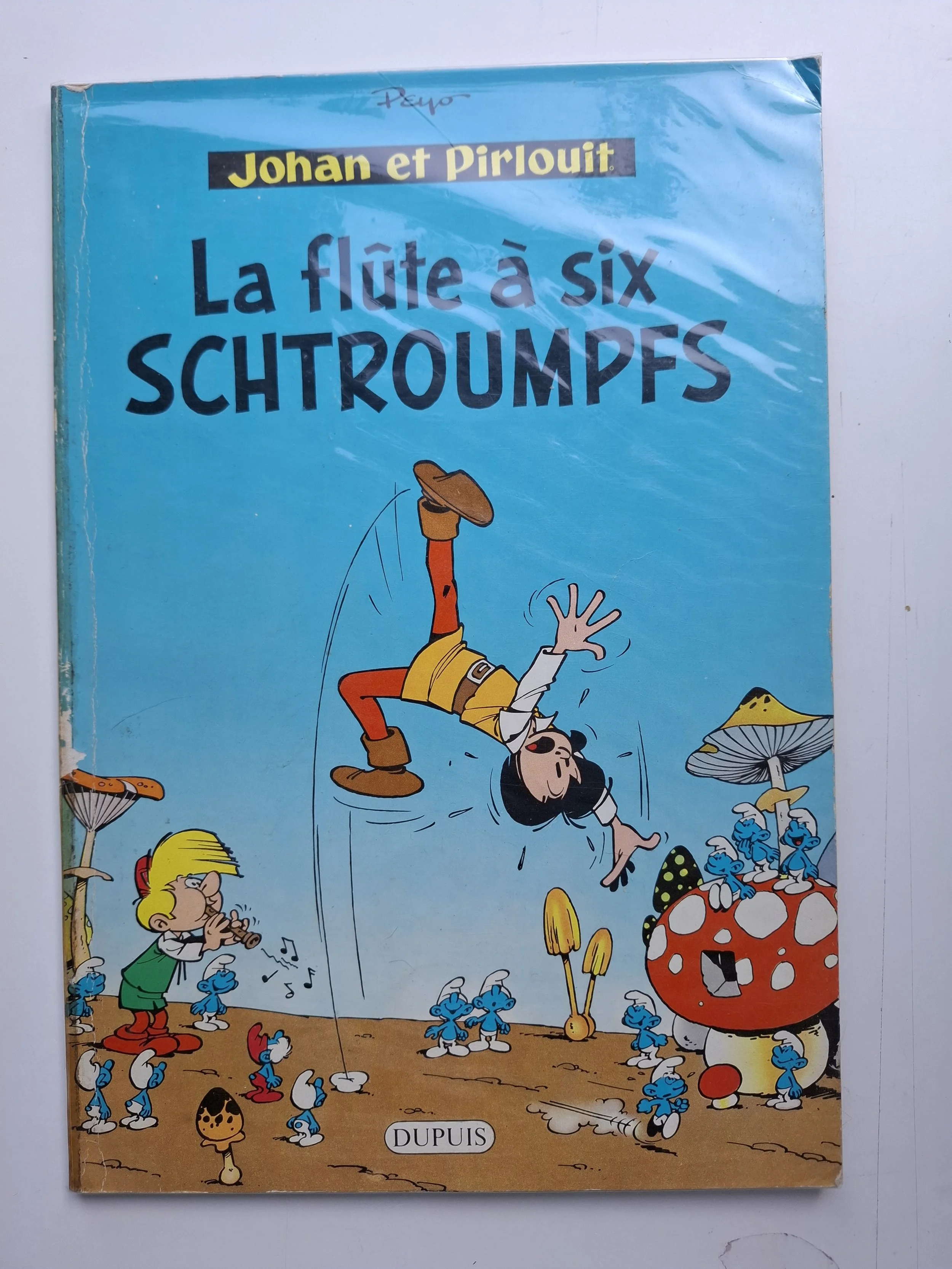 JOHAN ET PIRLOUIT TOME 9 "LA FLUTE A SIX SCHTROUMPFS" PEYO EO 1960