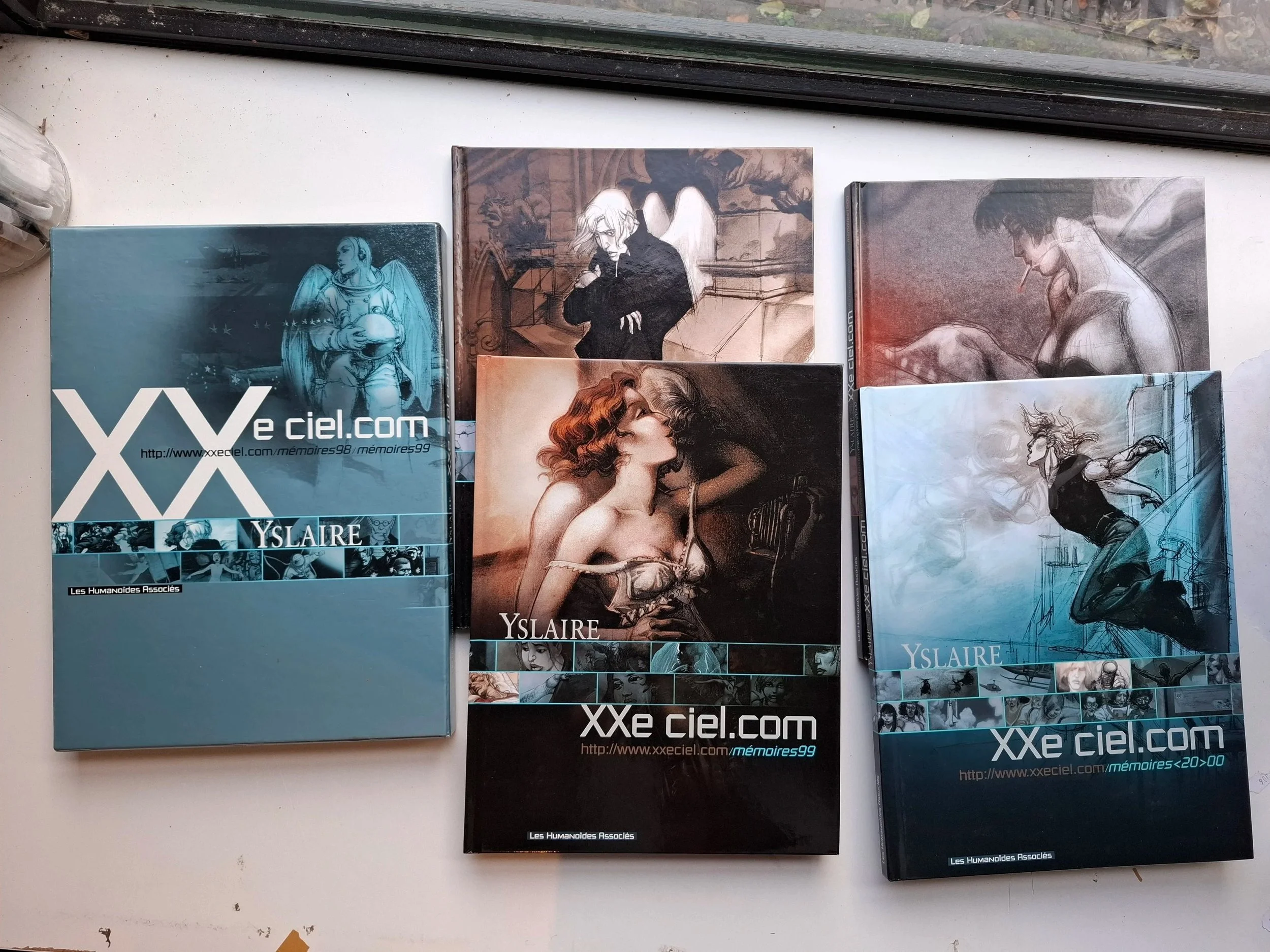 YSLAIRE XXEMECIEL.COM TOMES 1 à 4 SERIE COMPLETE + COFFRET+CD