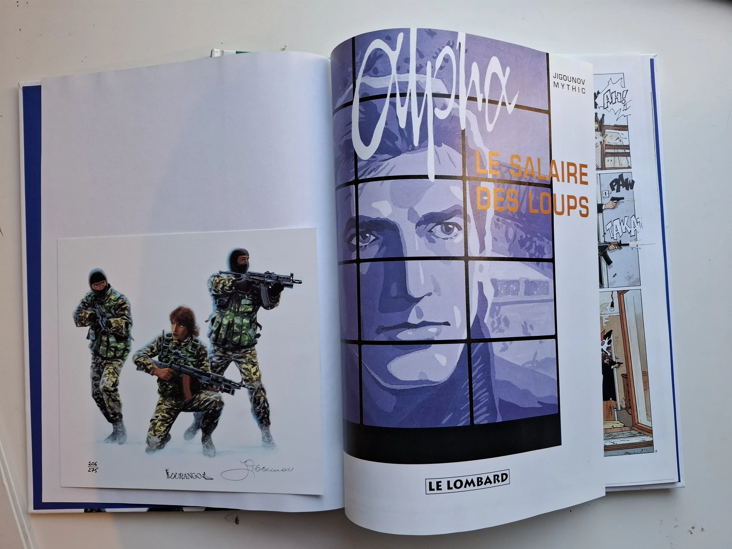 ALPHA TOME 3 "LE SALAIRE DES LOUPS" EO + EX-LIBRIS DURANGO