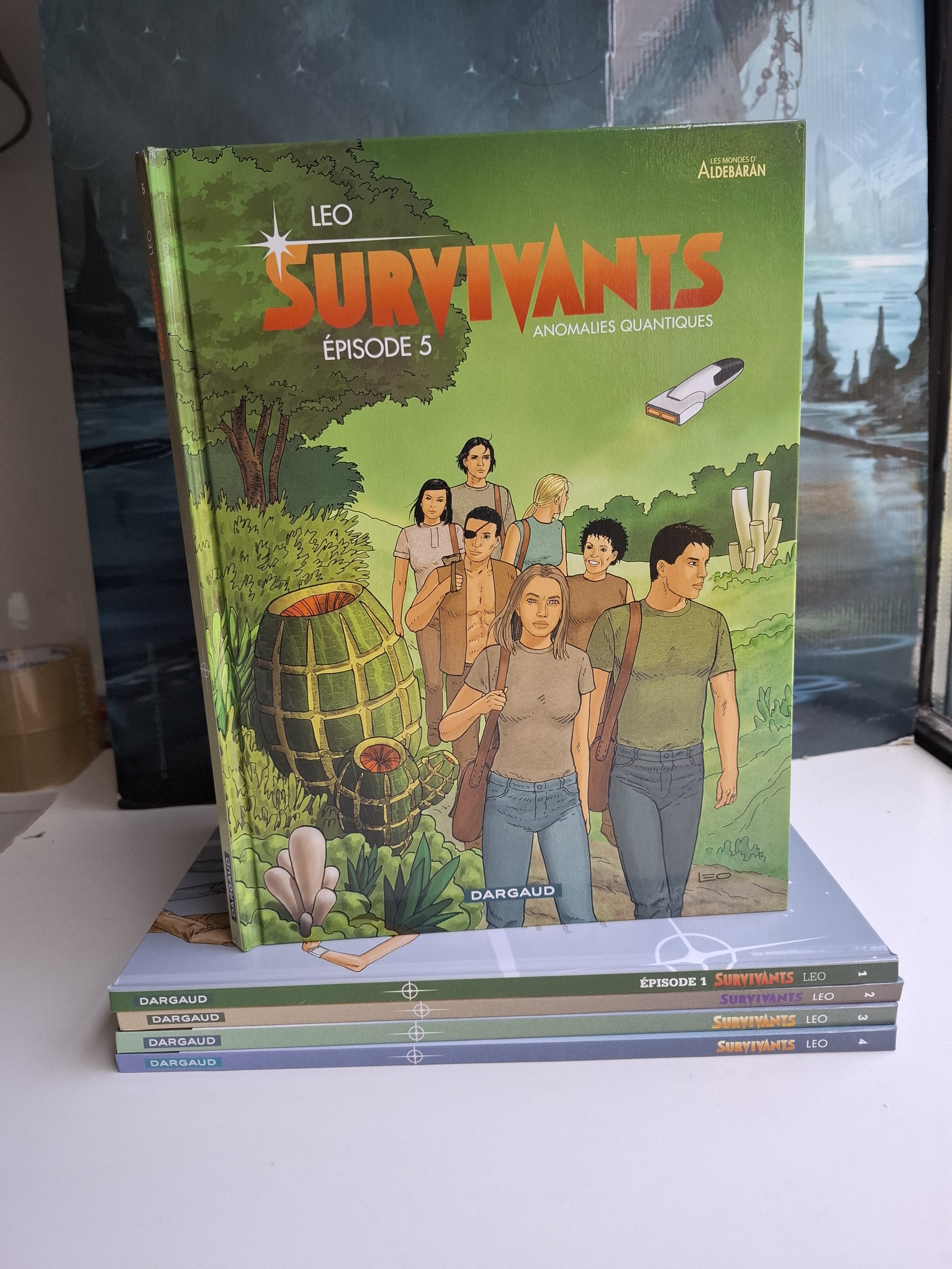SURVIVANTS LEO TOMES 1 à 5 SERIE COMPLETE REED
