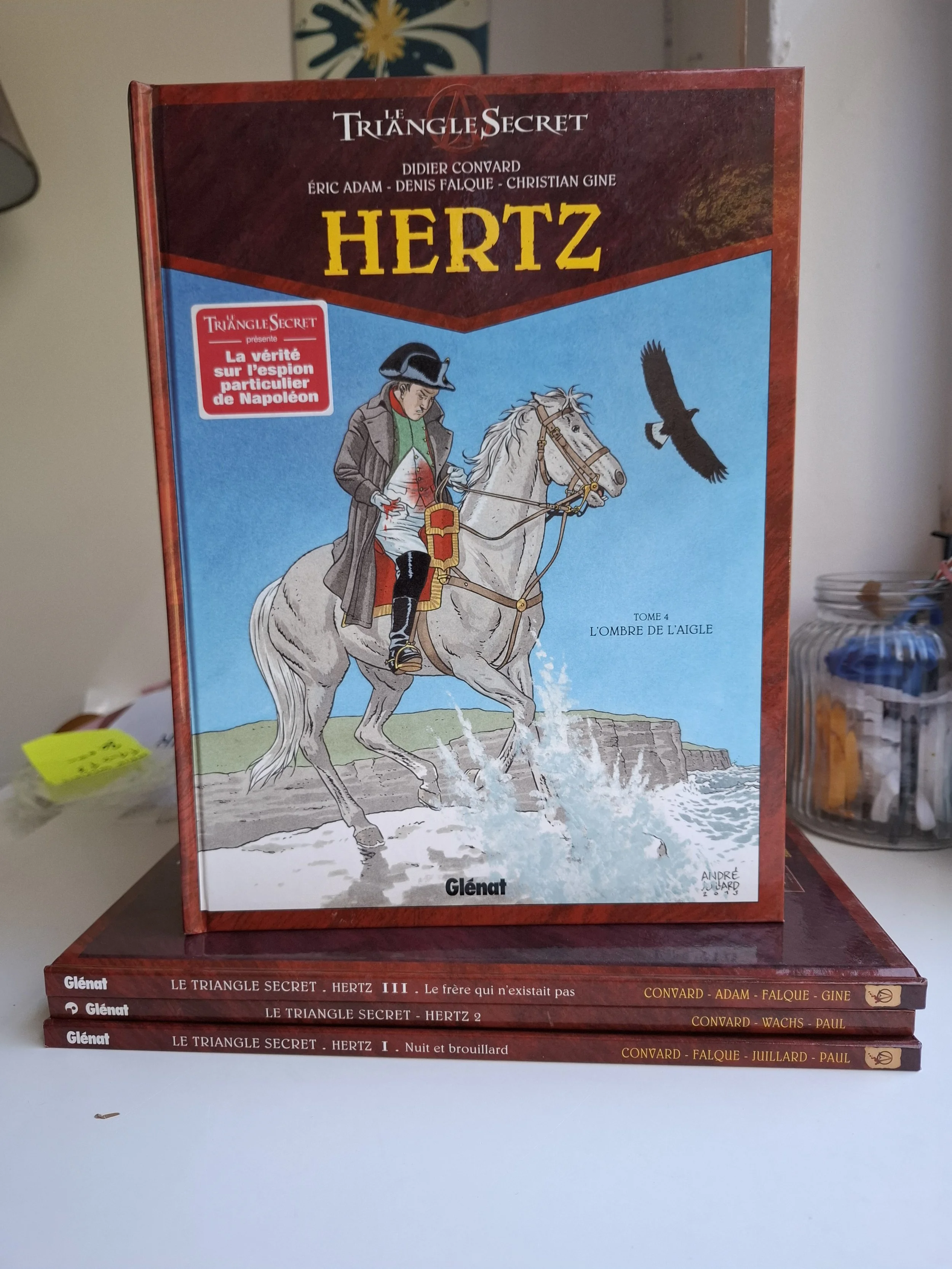 LE TRIANGLE SECRET HERTZ TOMES 1 à 4 GLENAT EO