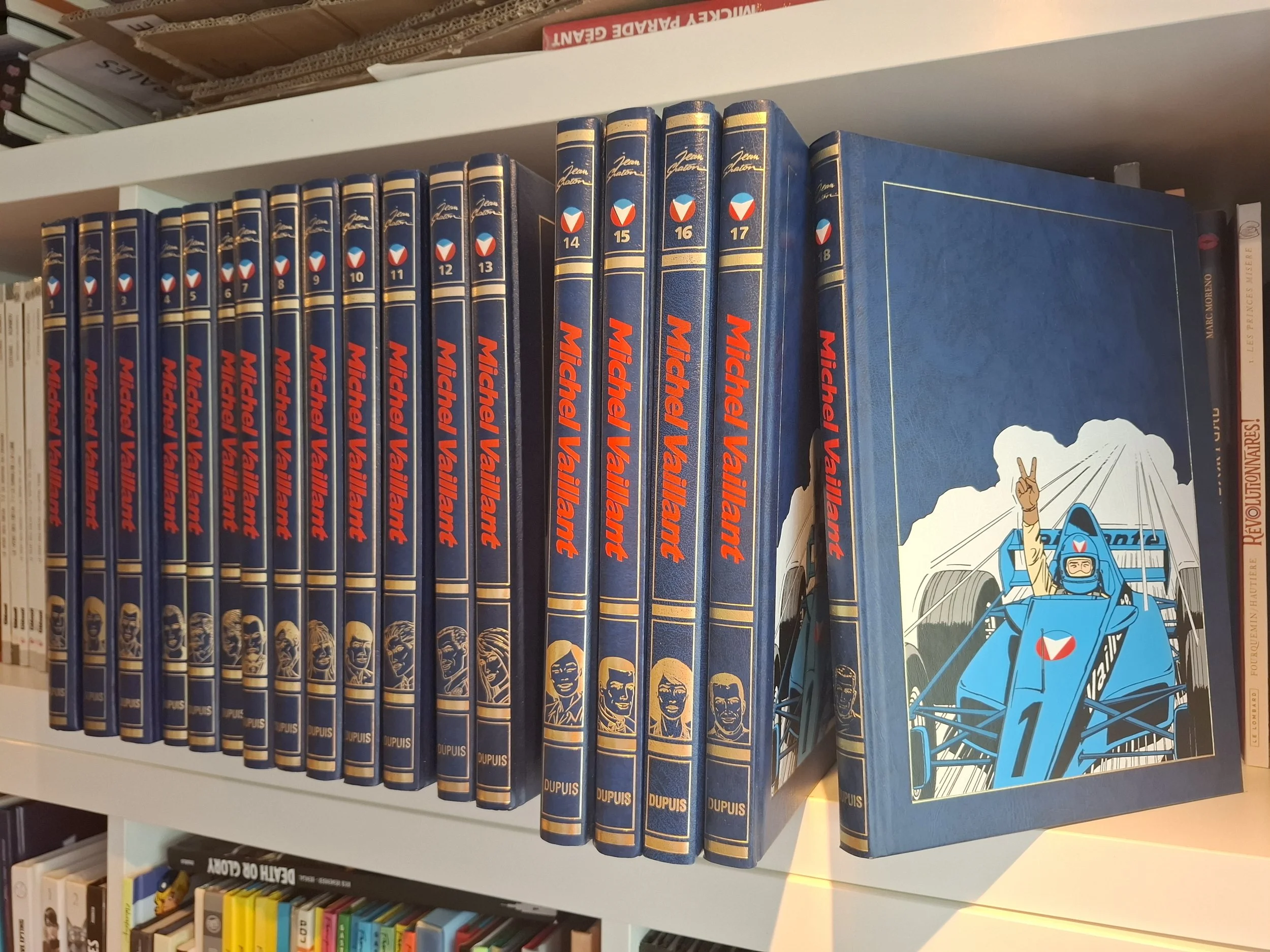 COLLECTION ROMBALDI MICHEL VAILLANT VOLUMES 1 à 18 TTBE