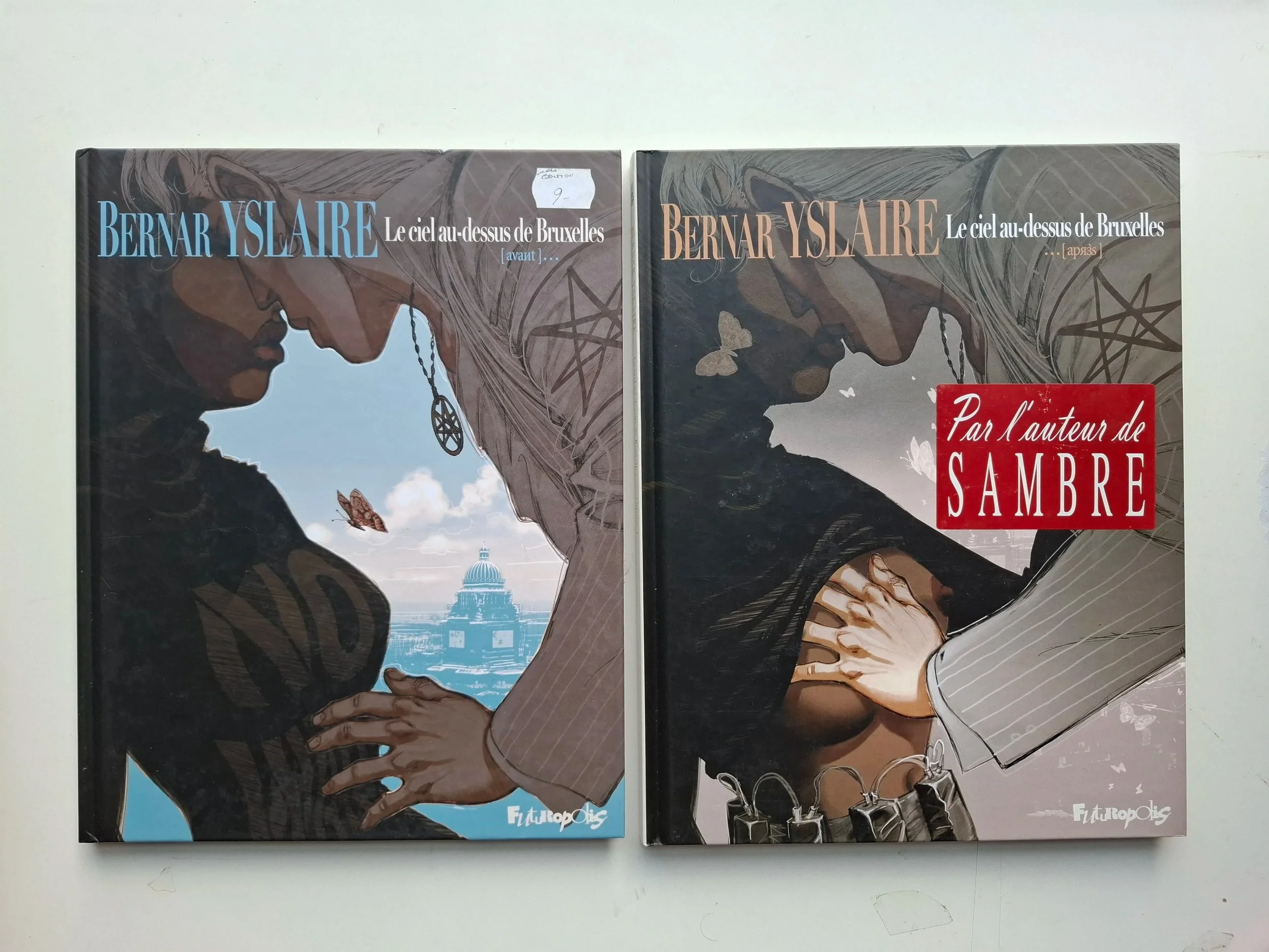 LE CIEL AU-DESSUS DE BRUXELLES YSLAIRE TOMES 1 ET 2 SERIE COMPLETE EO