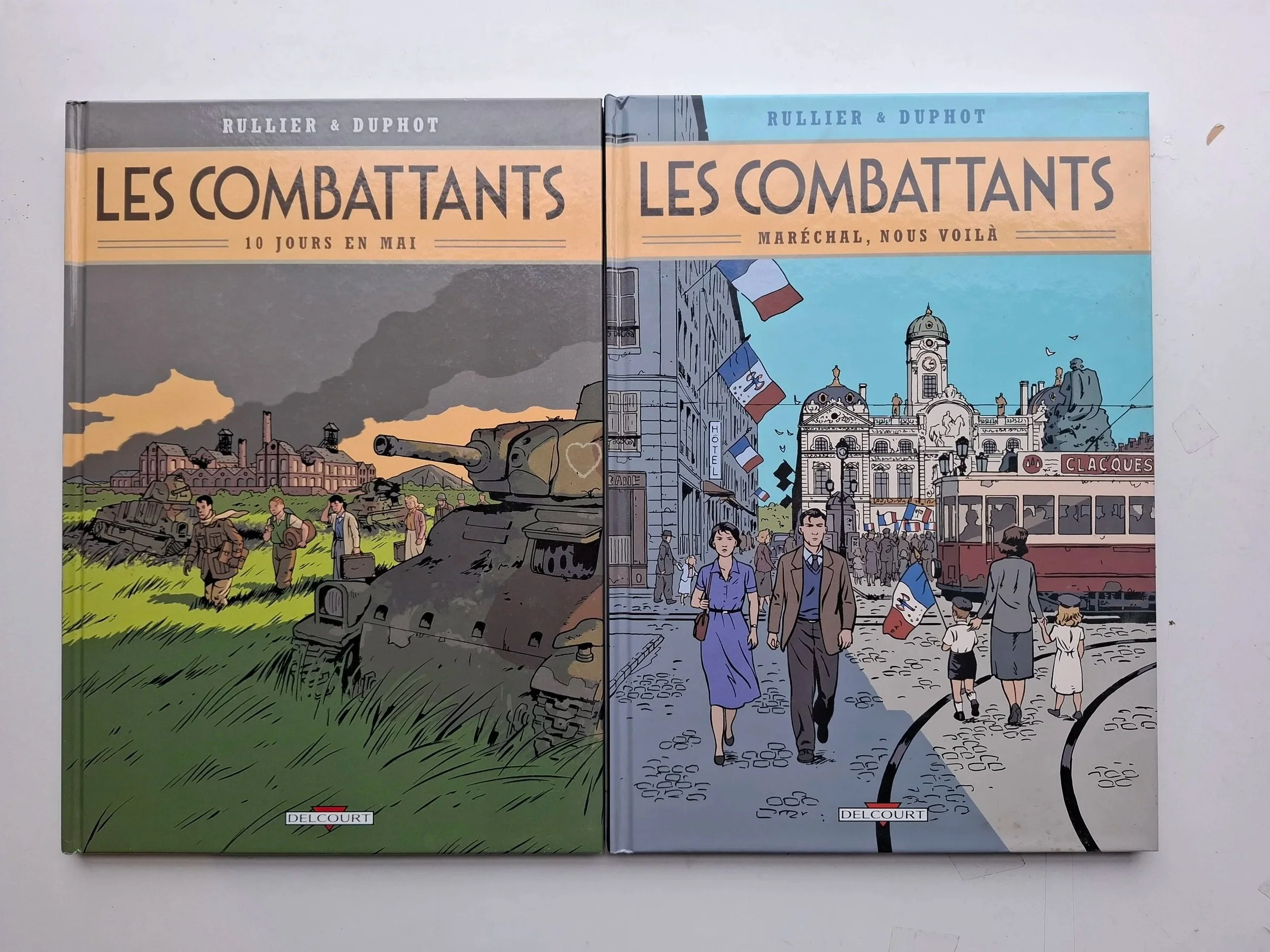 LES COMBATTANTS TOMES 1 ET 2 SERIE COMPLETE TOUS EO