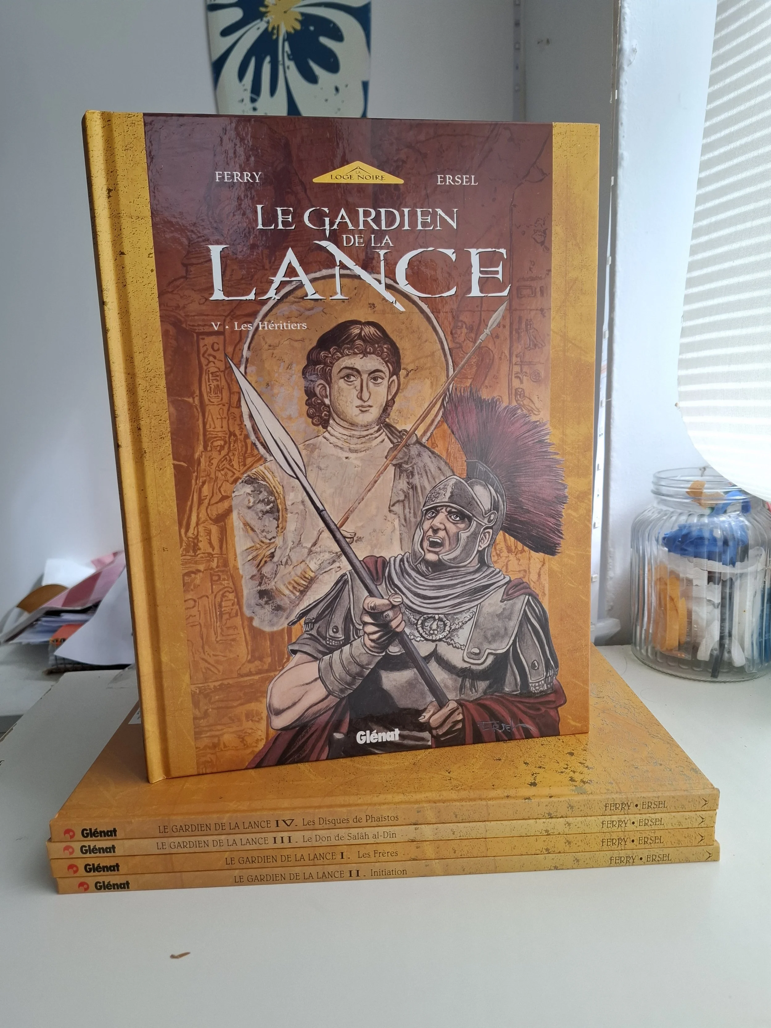 LE GARDIEN DE LA LANCE TOMES 1 à 5 SERIE COMPLETE EO/REED