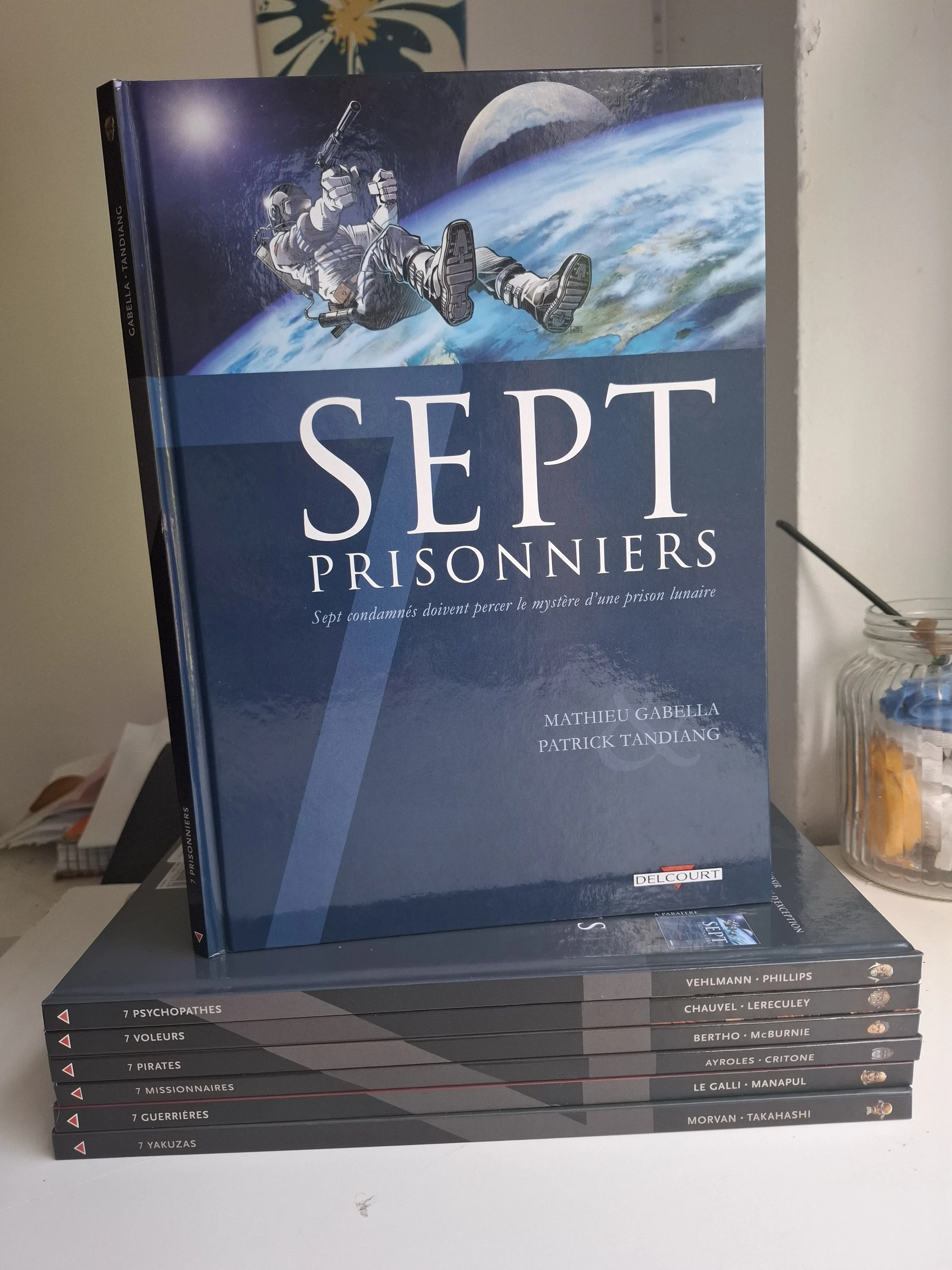 SERIE SEPT" DELCOURT TOMES 1 à 7 SAISON 1 COMPLET EO/REED