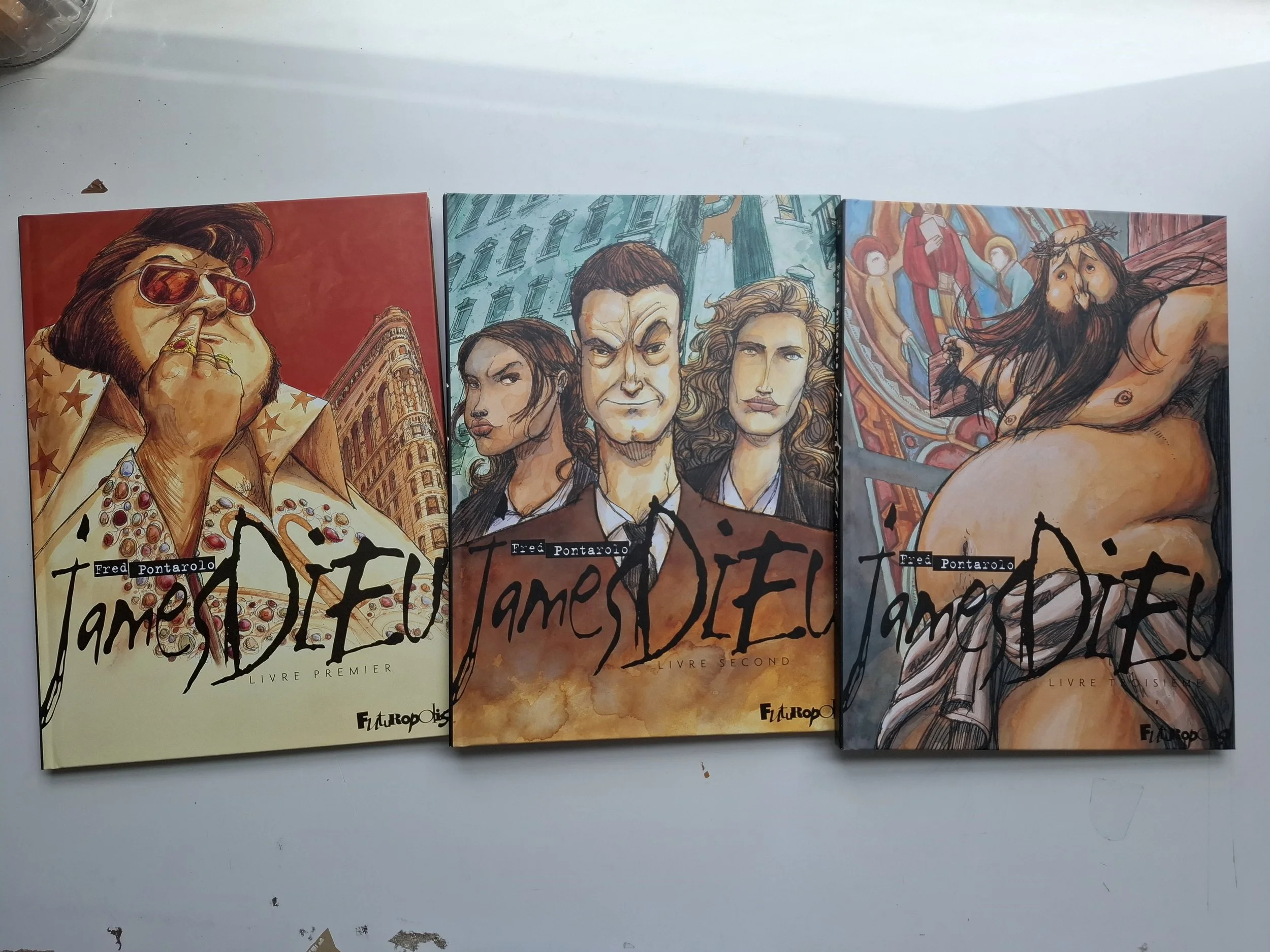 JAMES DIEU TOMES 1 à 3 SERIE COMPLETE TOUS EO