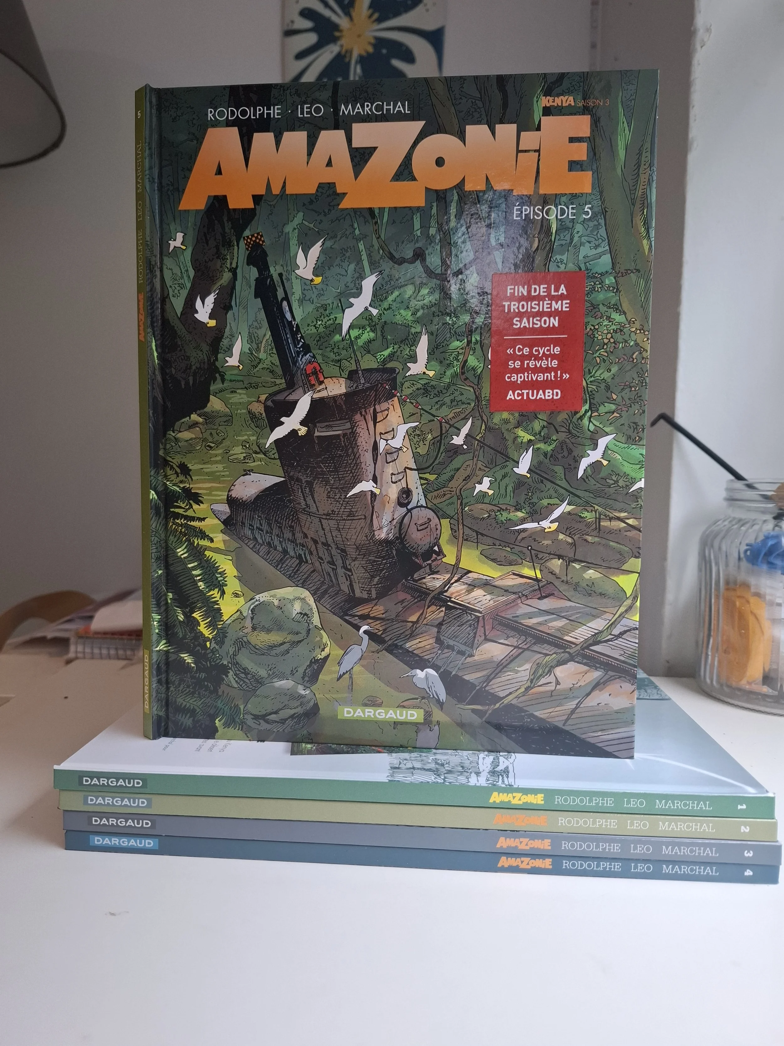 AMAZONIE LEO TOMES 1 à 5 SERIE COMPLETE TOUS EO