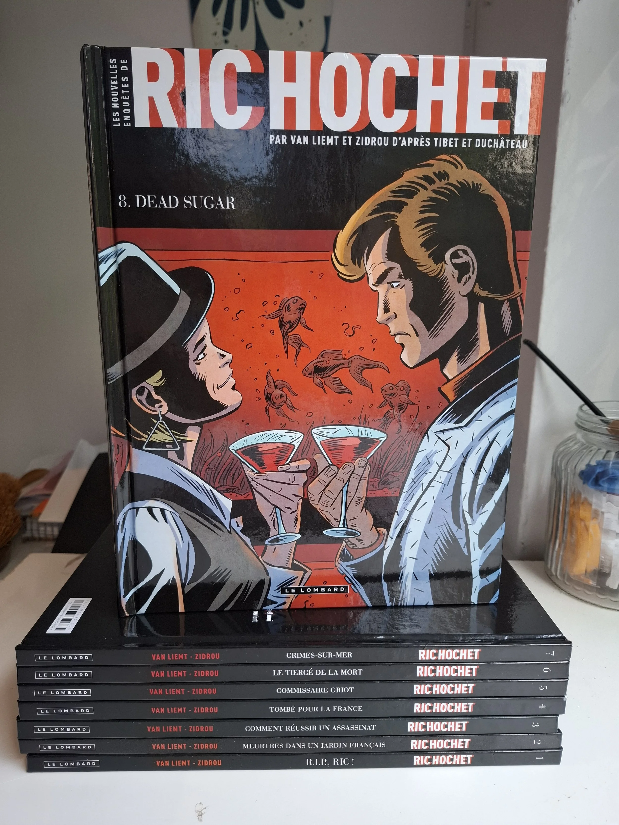 LES NOUVELLES ENQUETES DE RIC HOCHET TOMES 1 à 8 SERIE COMPLETE
