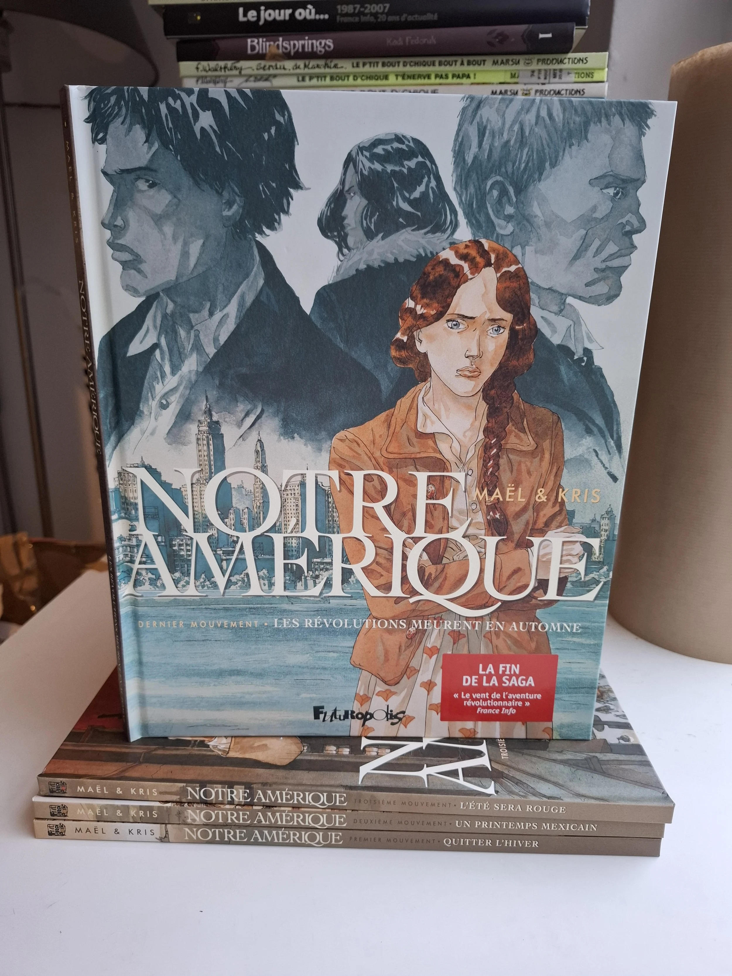 NOTRE AMERIQUE TOMES 1  4 SERIE COMPLETE FUTUROPOLIS EO