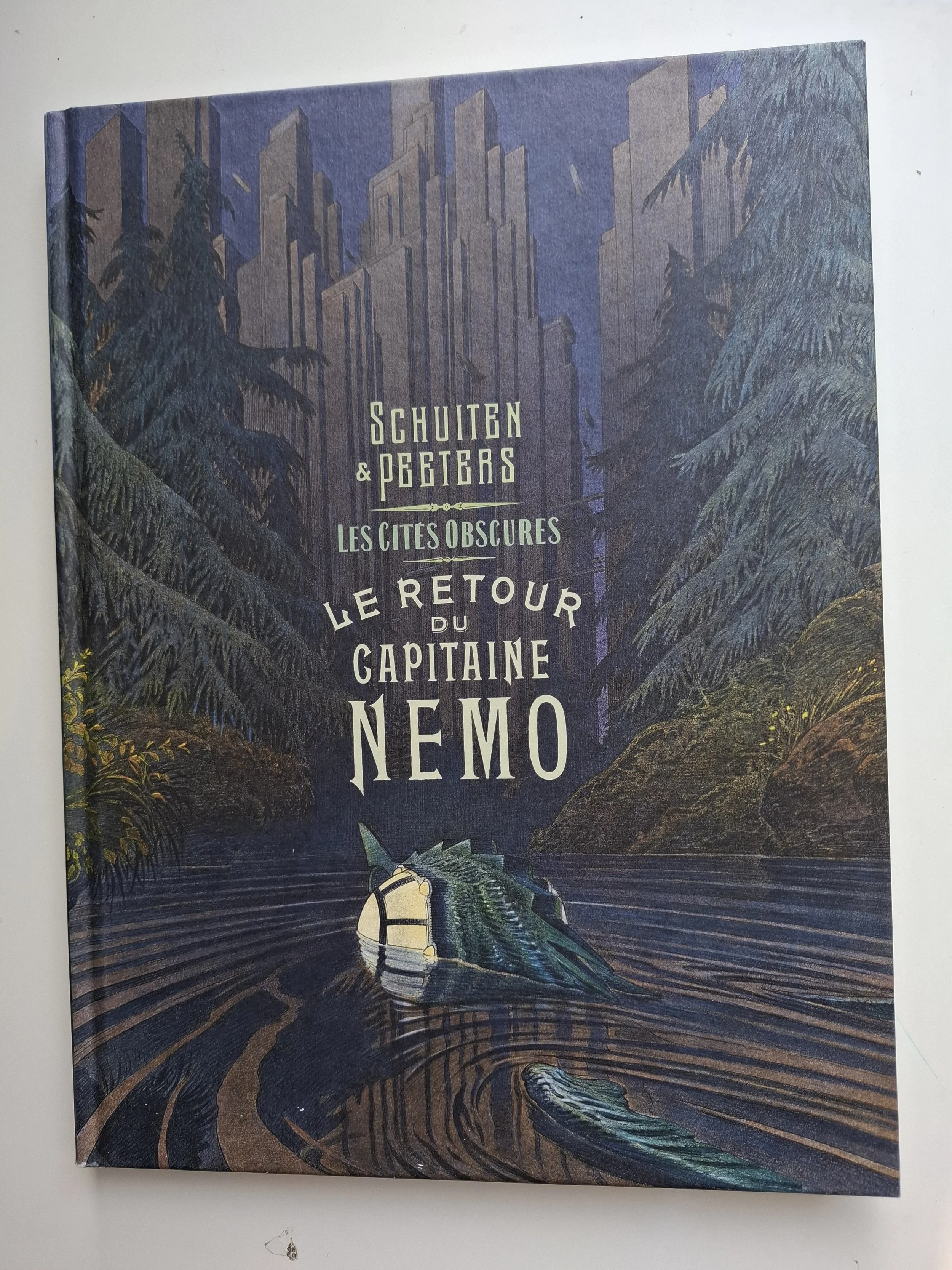 LE RETOUR DU CAPITAINE NEMO EO 2023 + DEDICACE PEETERS SIGNATURE SCHUITEN