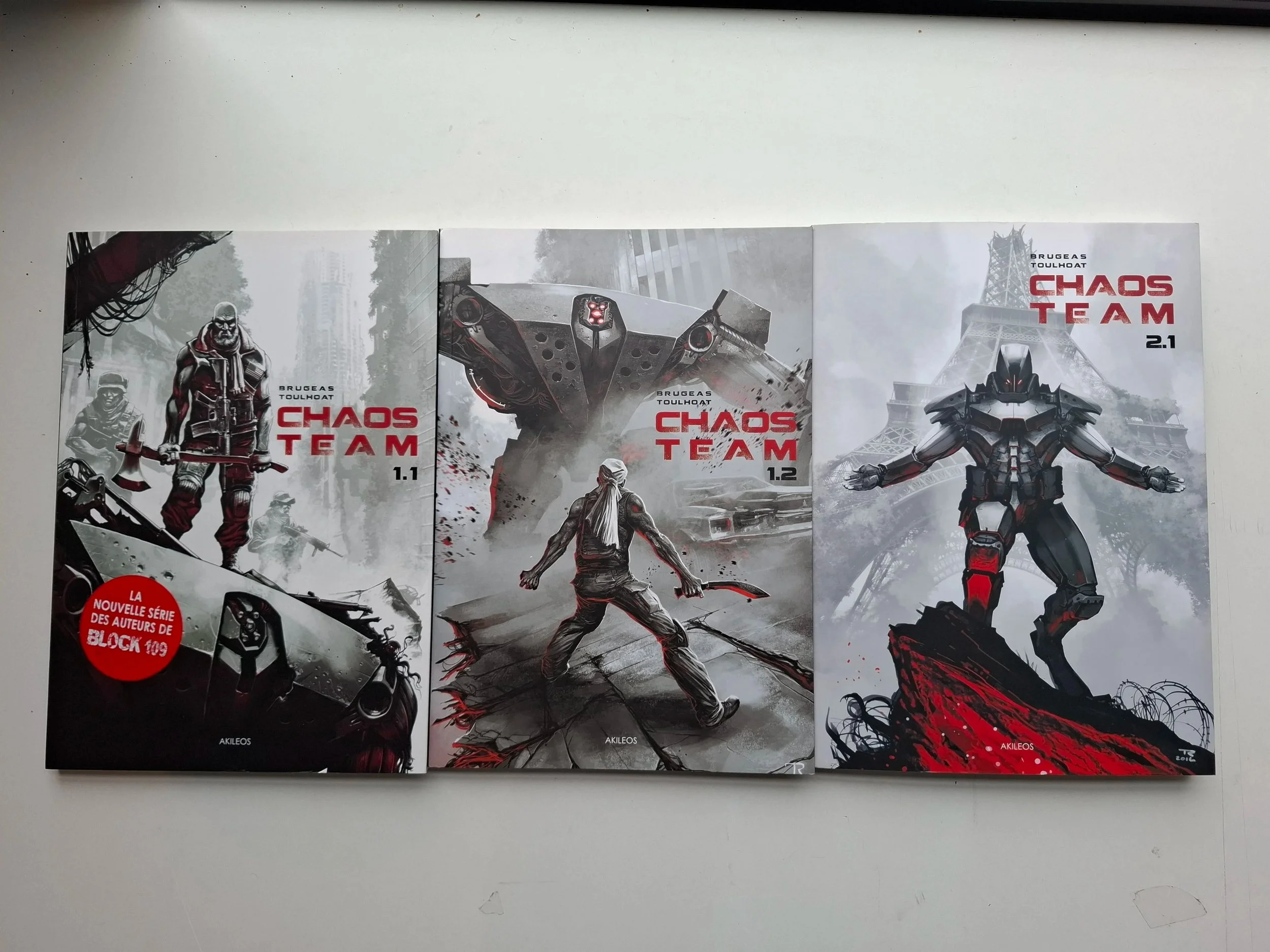 CHAOS TEAM TOMES 1 à 3 SERIE COMPLETE TOUS EO