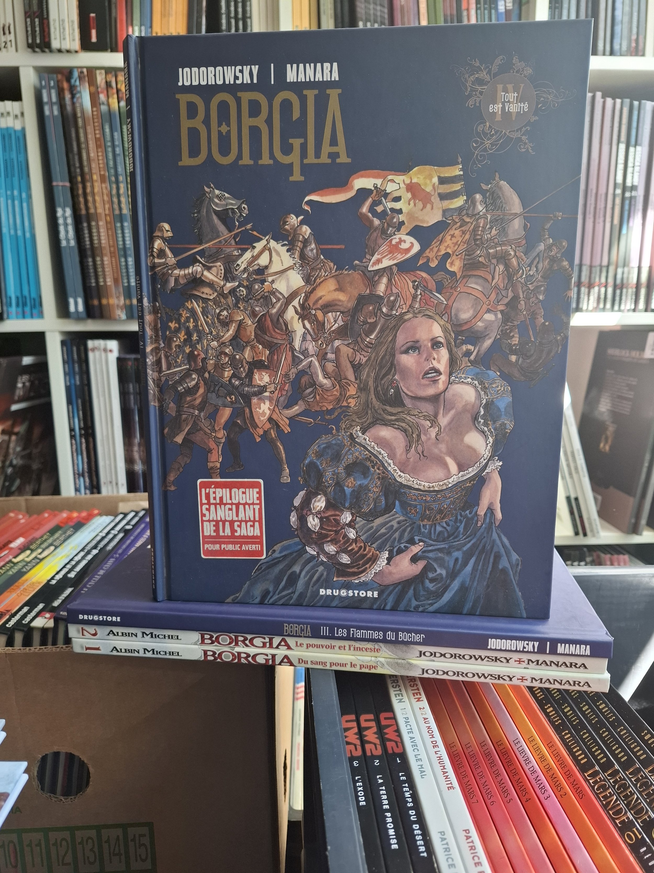 BORGIA TOMES 1 à 4 SERIE COMPLETE TOUS EO