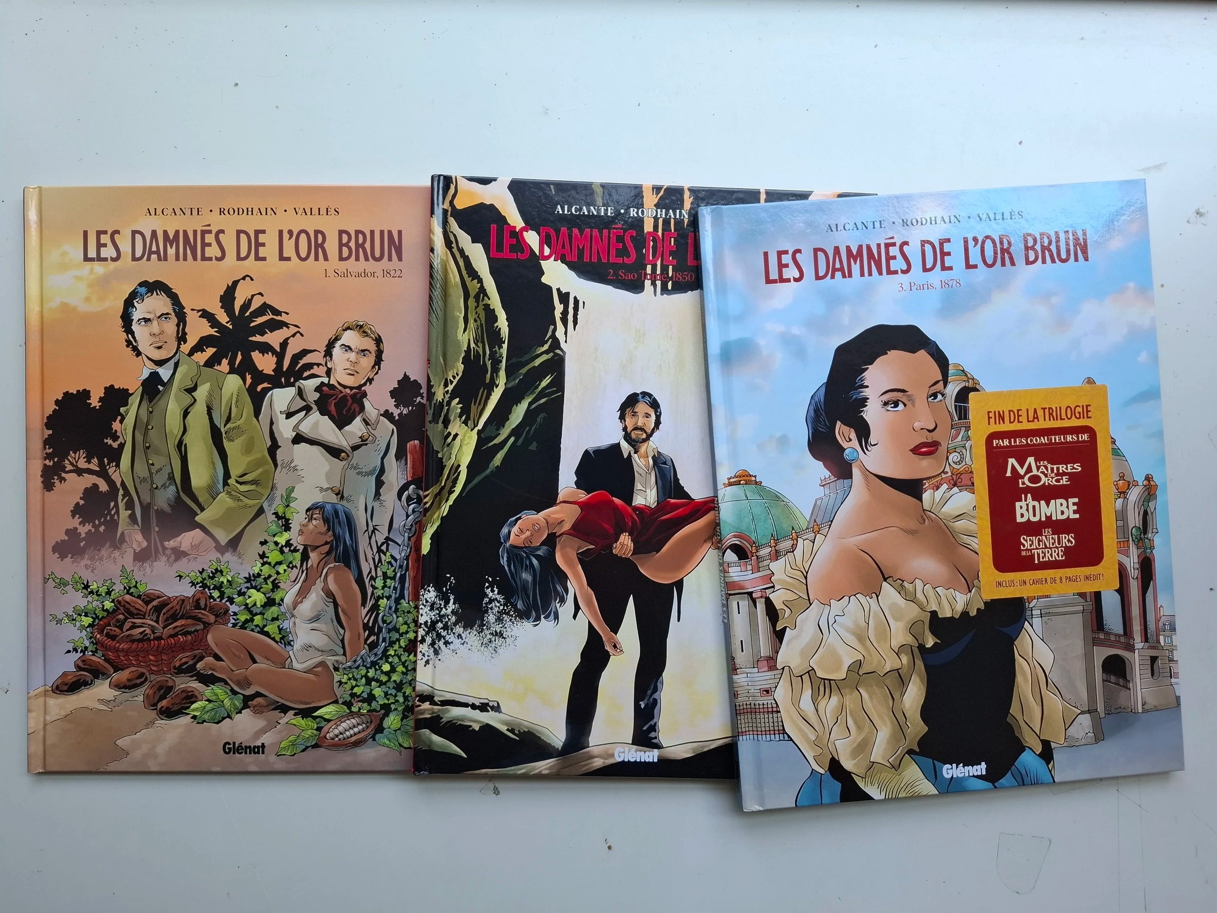 LES DAMNES DE L'OR BRUN TOMES 1 à 3 SERIE COMPLETE TOUS EO