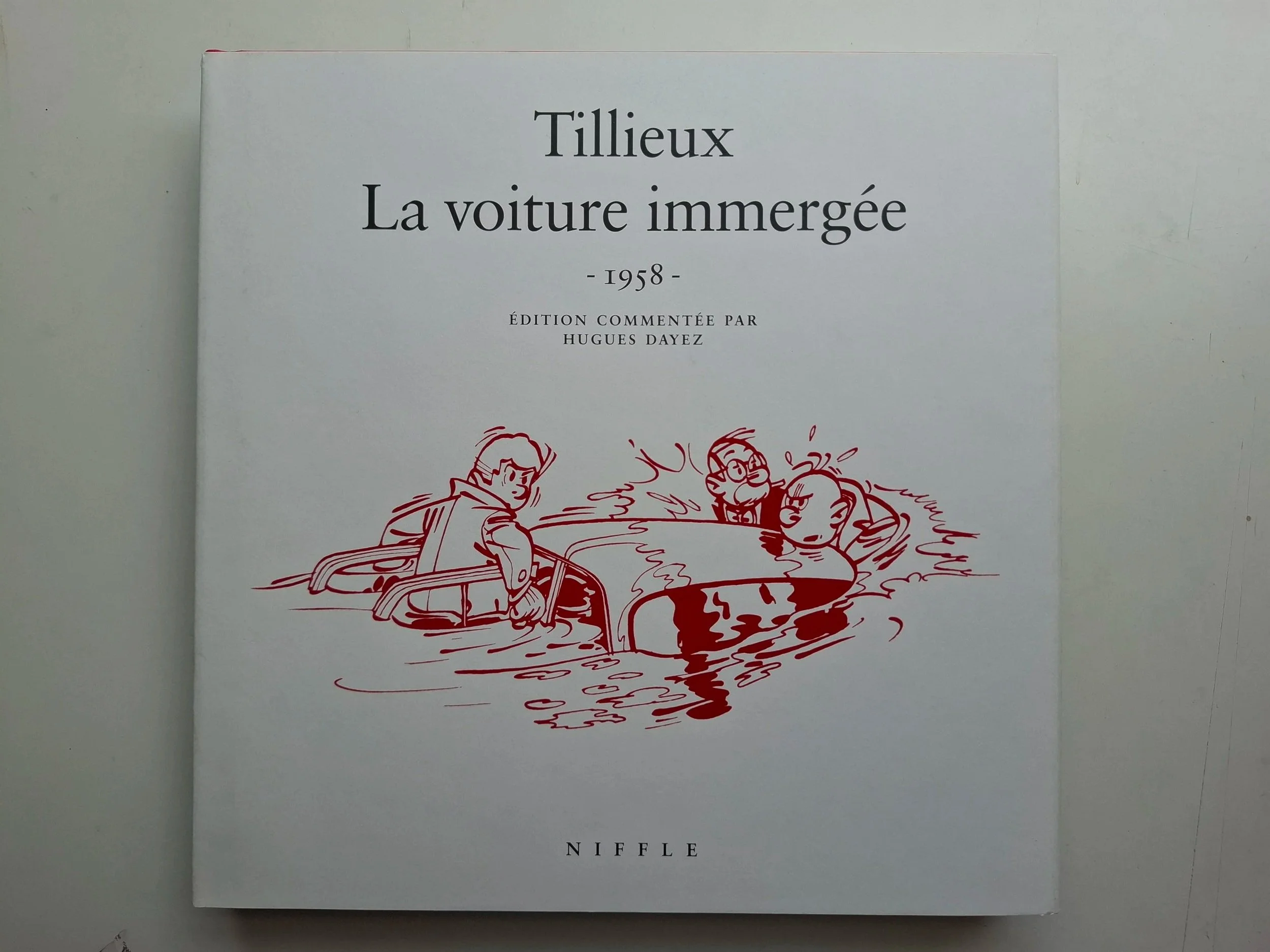 TL NIFFLE TILLIEUX LA VOITURE IMMERGEE JAQUETTE 2014