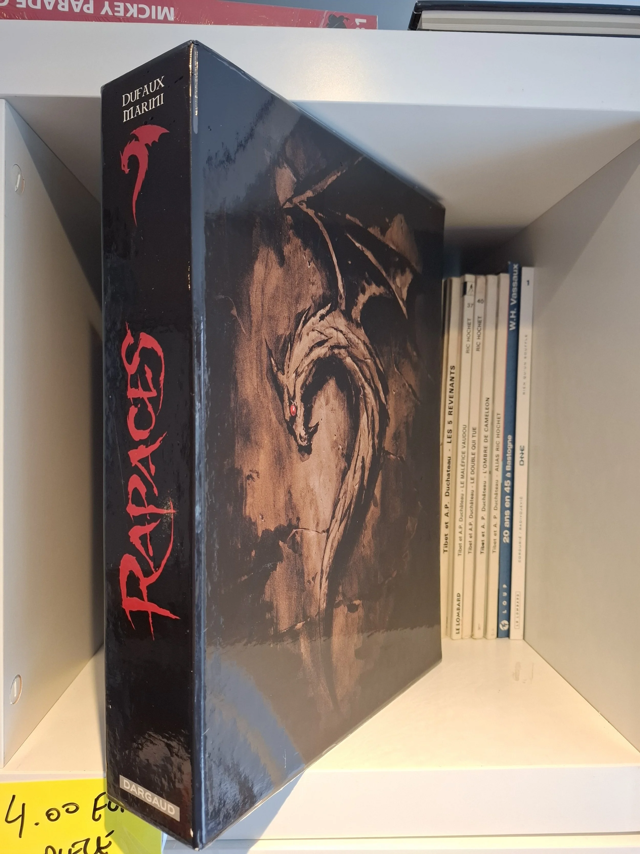 COFFRET RAPACES MARINI TOMES 1 à 4 SERIE COMPLETE + EX-LIBRIS