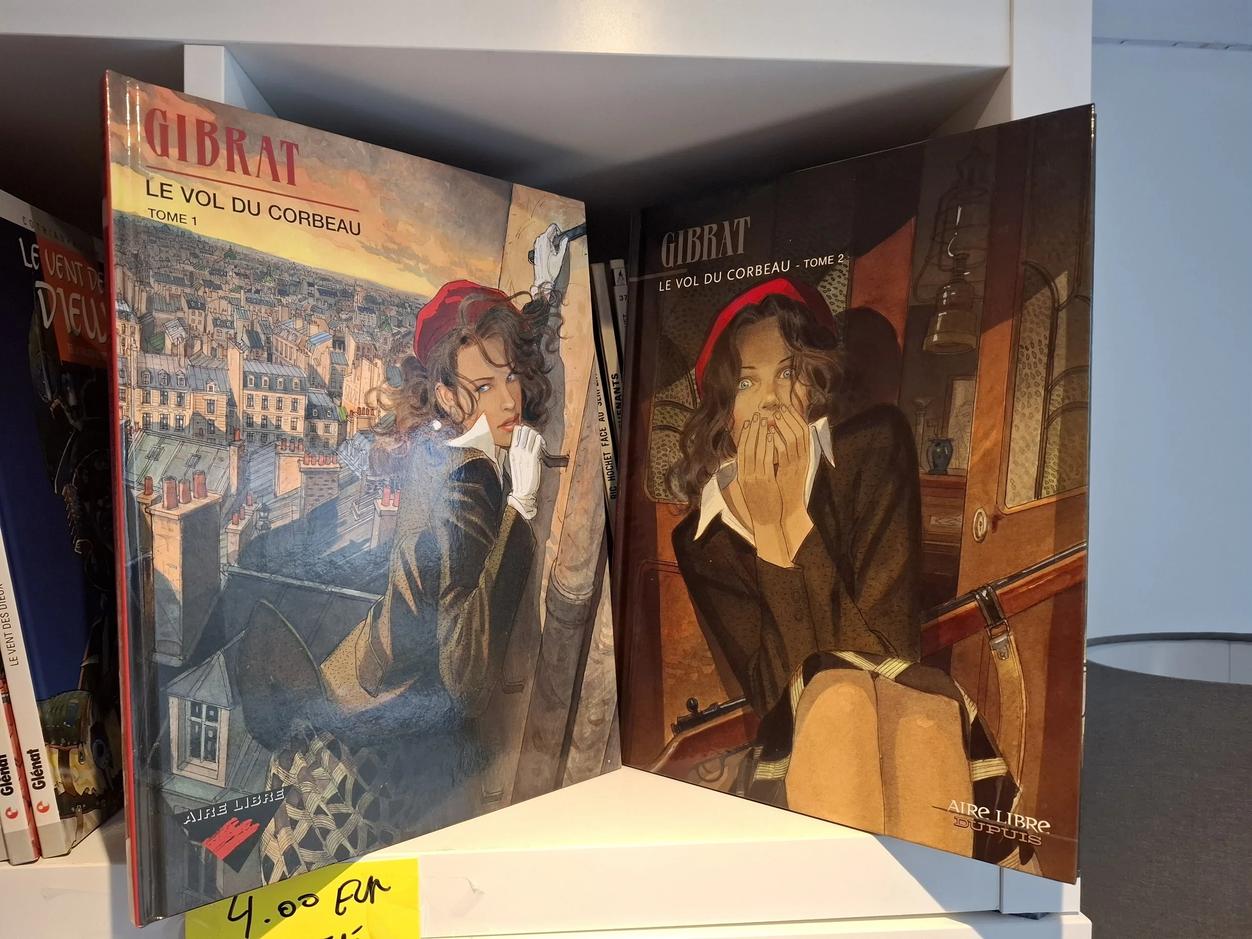 LE VOL DU CORBEAU GIBRAT TOMES 1 ET 2 SERIE COMPLETE AIR LIBRE EO