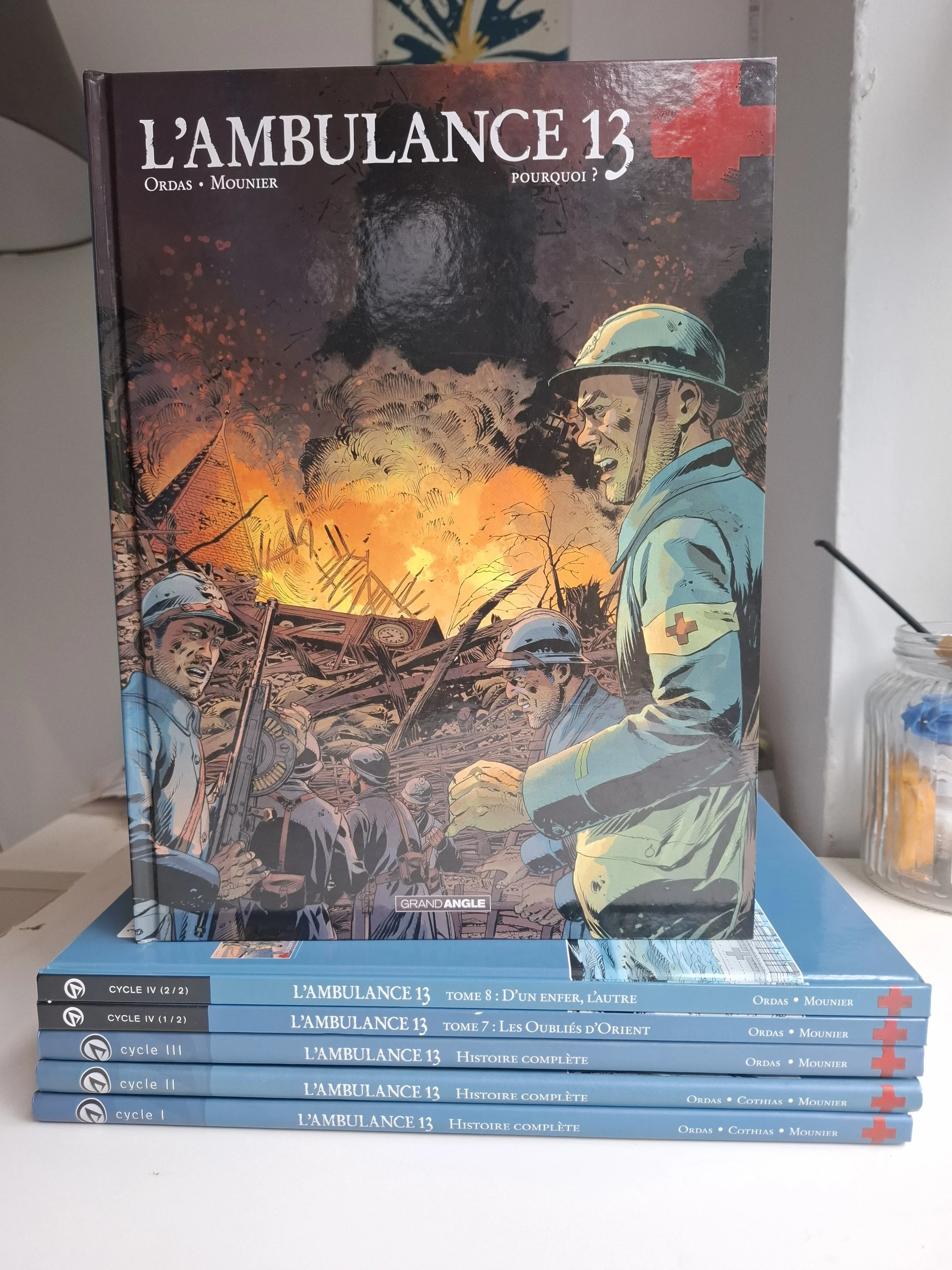 L'AMBULANCE 13 TOMES 1 à 9 SERIE COMPLETE INTEGRALES + ALBUMS EO/REED
