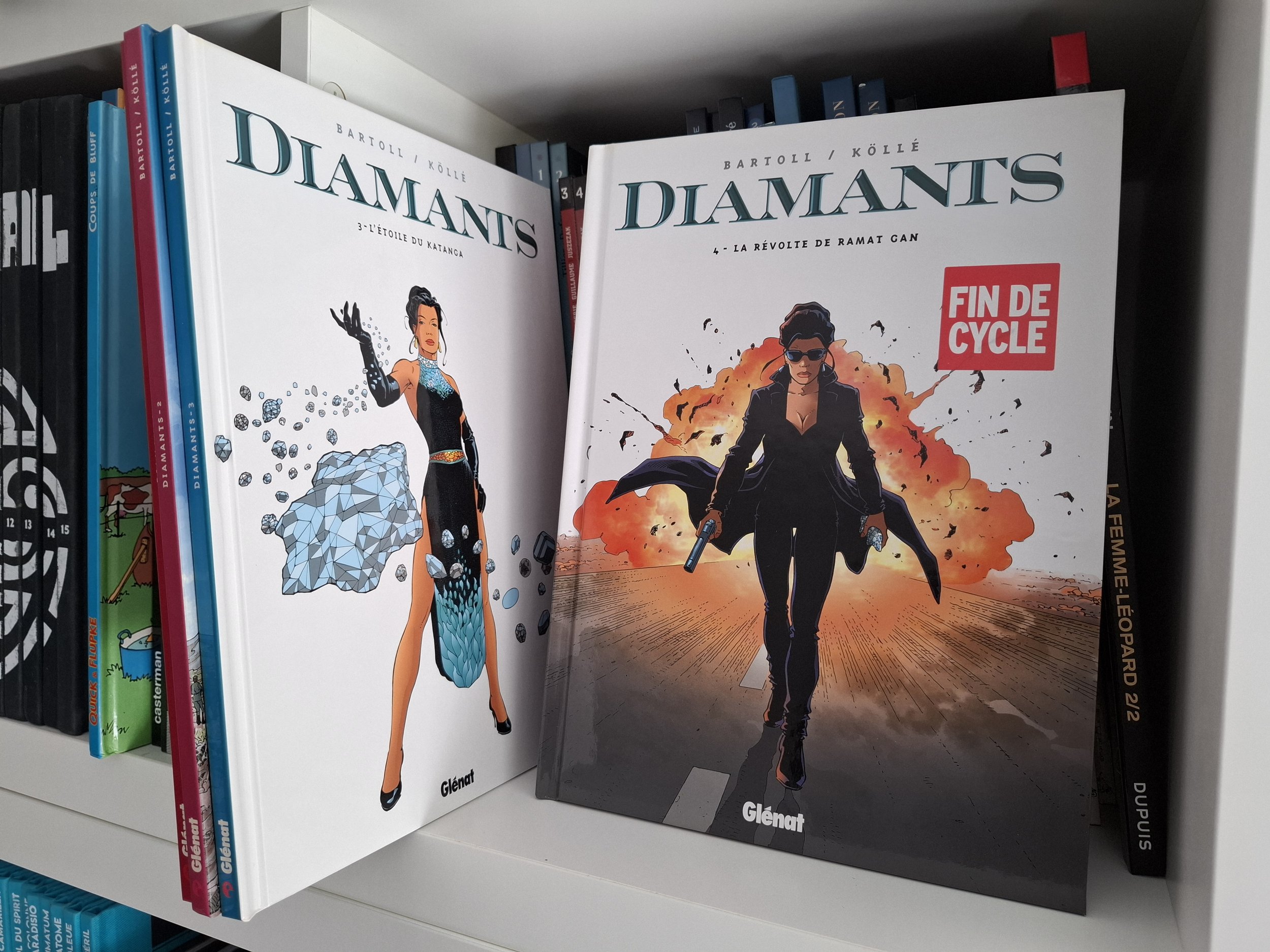 DIAMANTS TOMES 1 à 4 SERIE COMPLETE EO