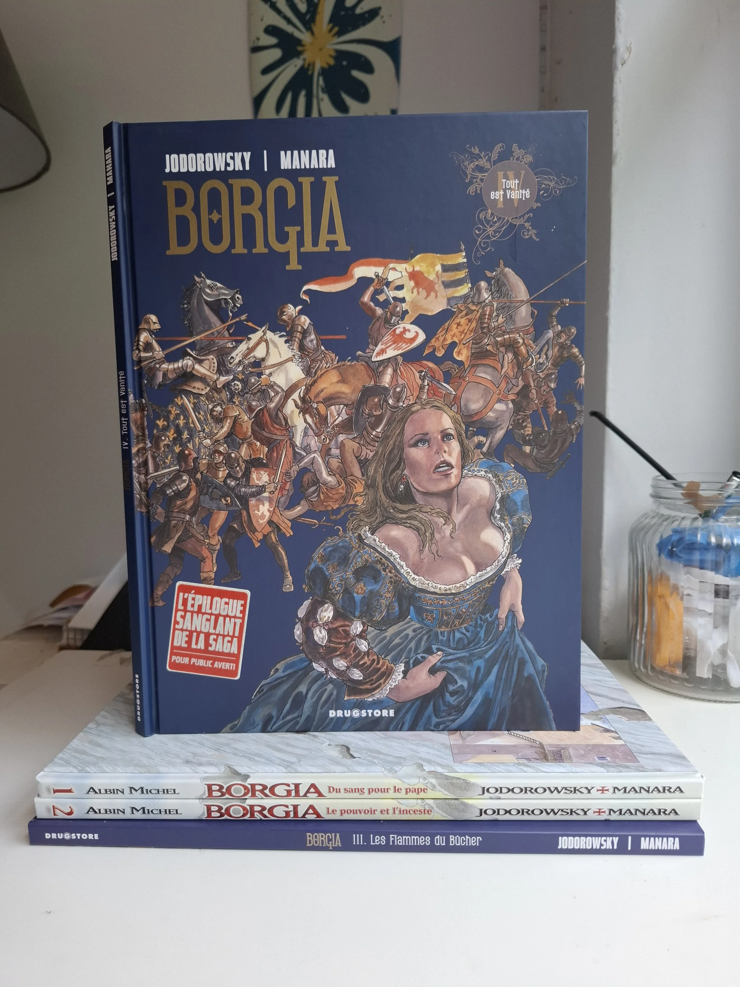 BORGIA MANARA TOMES 1 à 4 SERIE COMPLETE TOUS EO