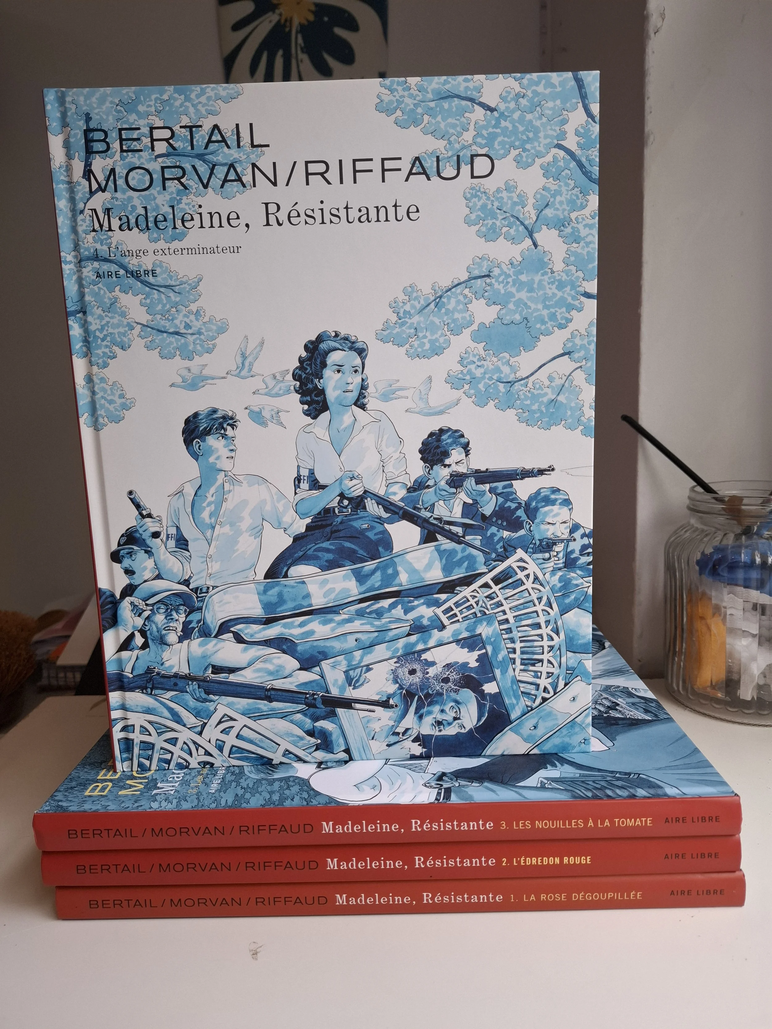 AIRE LIBRE MADELEINE,RESISTANTE VOLUMES 1 à 4 SERIE COMPLETE DUPUIS