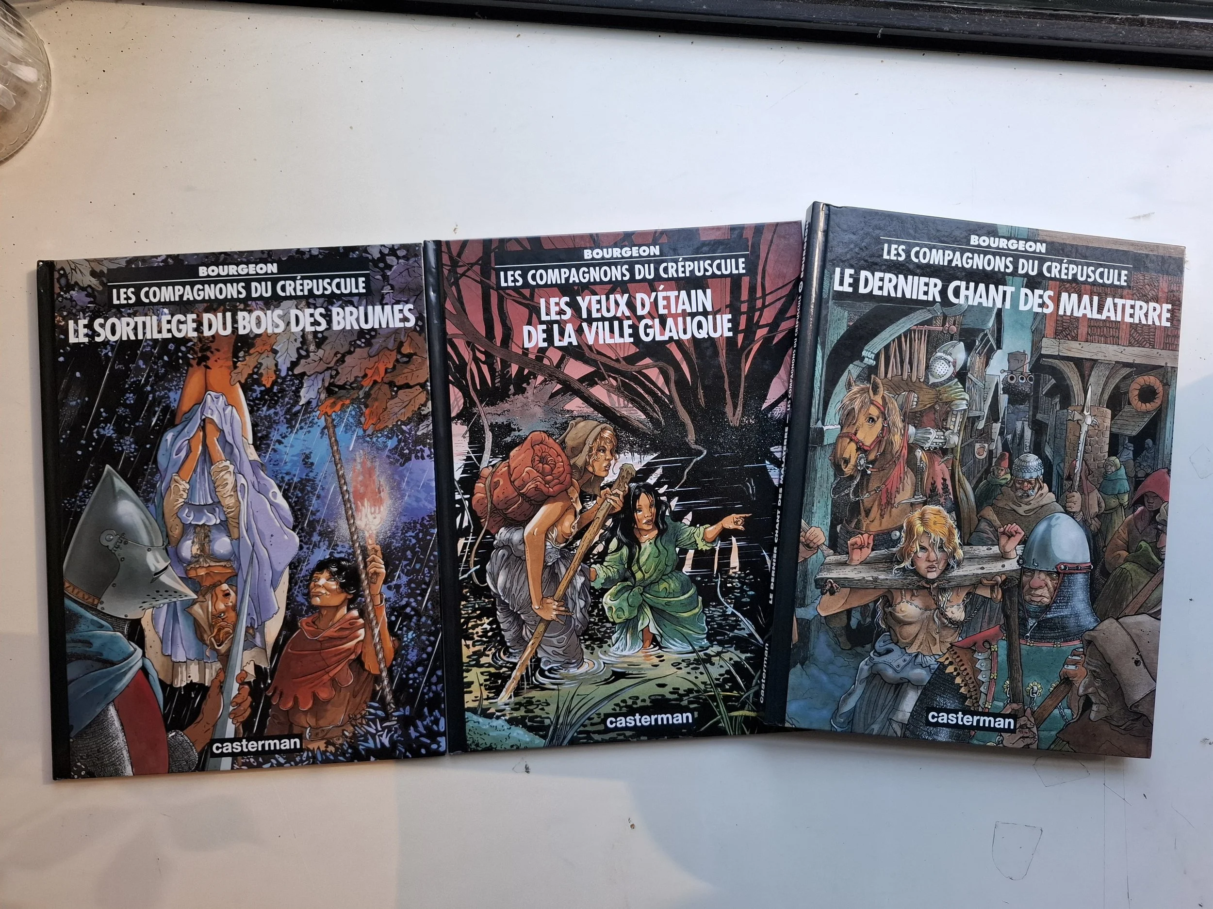 LES COMPAGNONS DU CREPUSCULE BOURGEON TOMES 1 à 3 SERIE COMPLETE REED